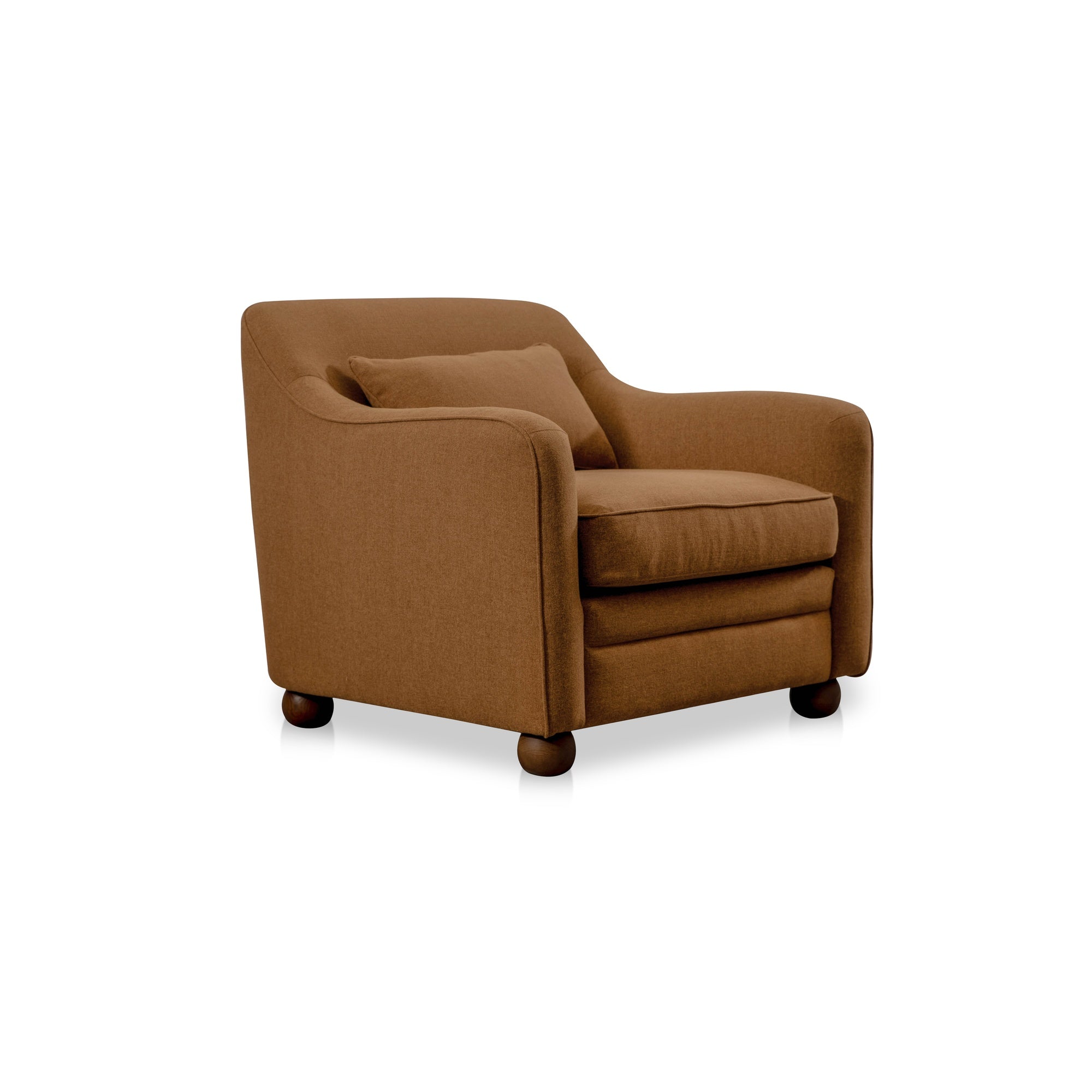 Amira Accent Chair Rust