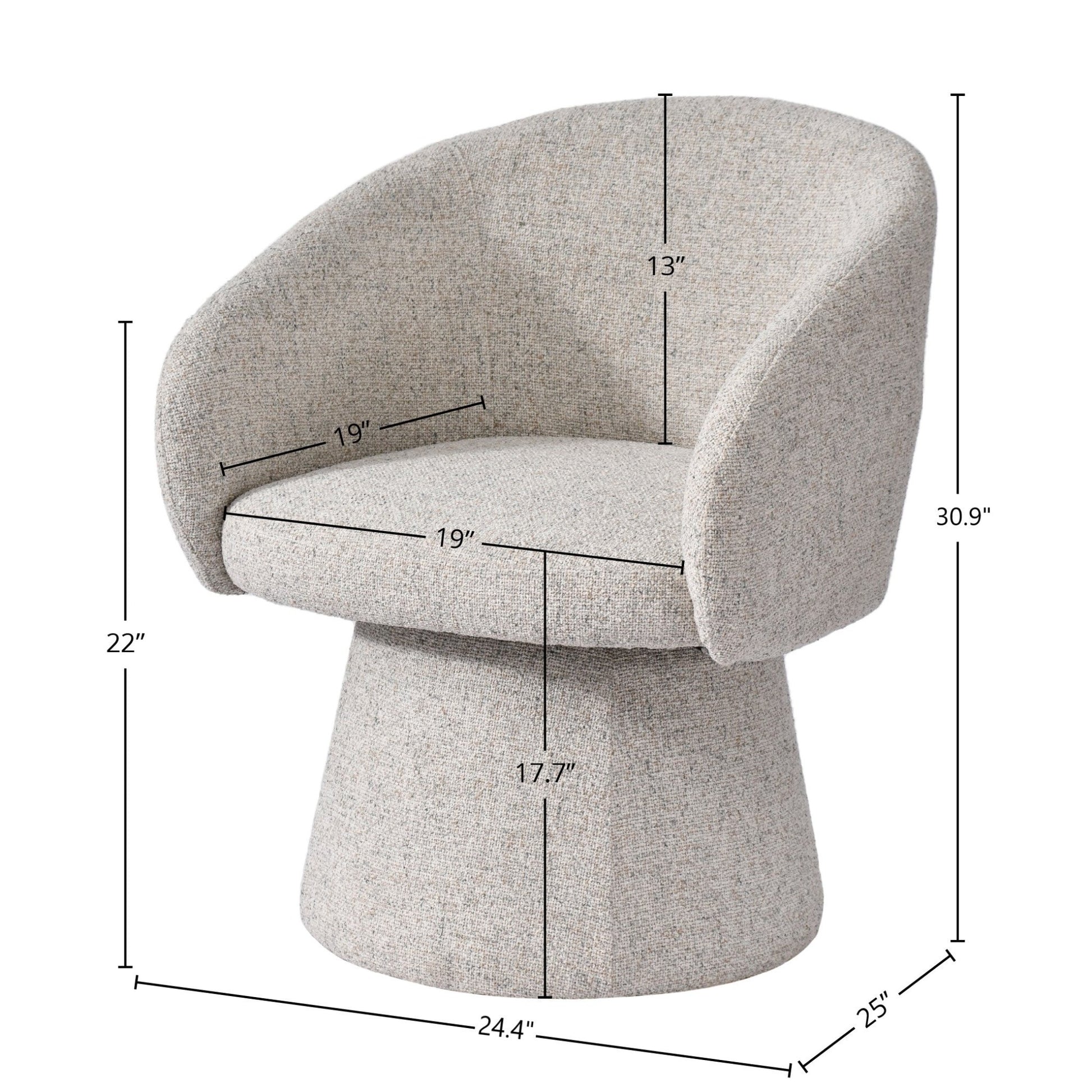 Misha Club Chair - Sand - Central Designs
