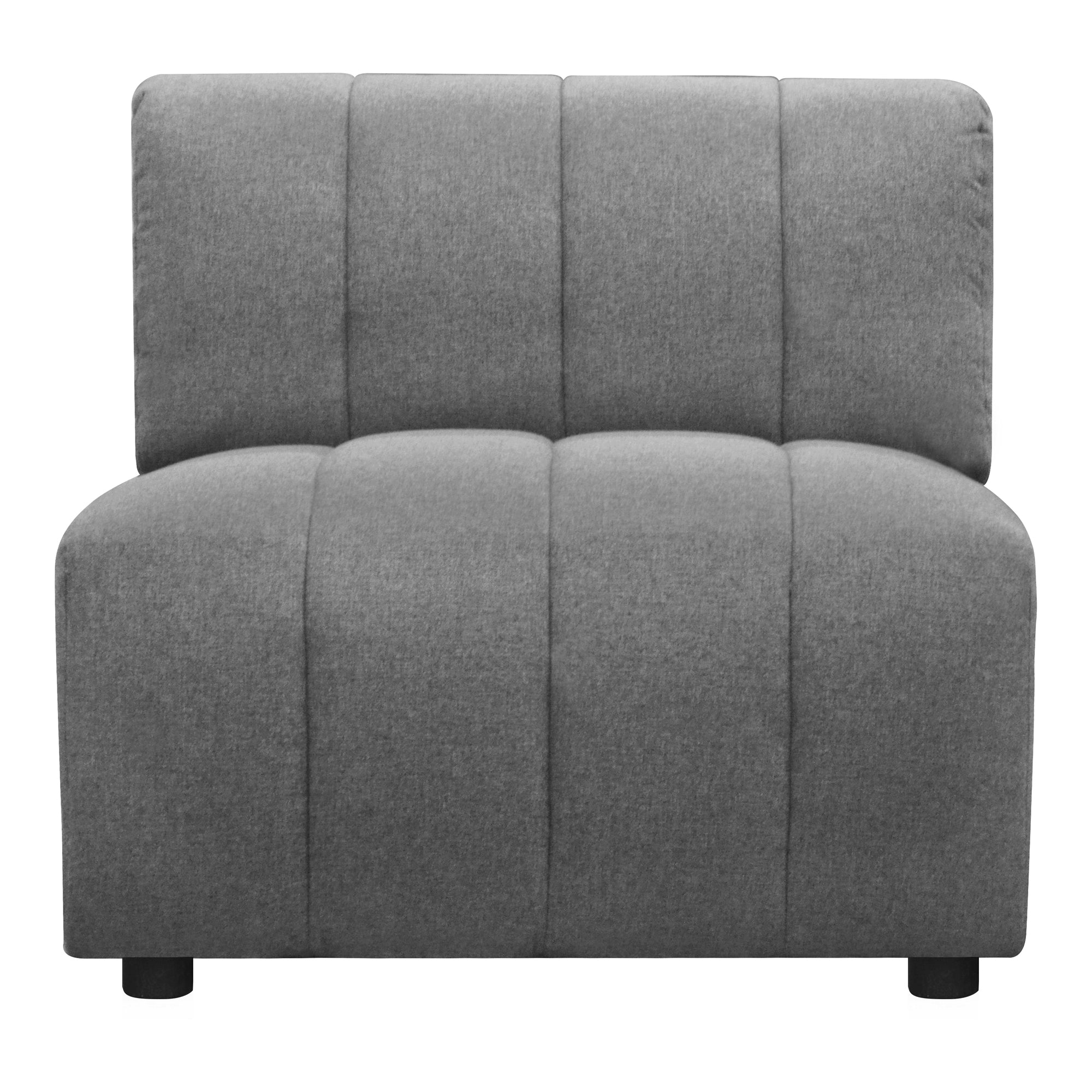 Lyric Slipper Chair Grey - Central Designs