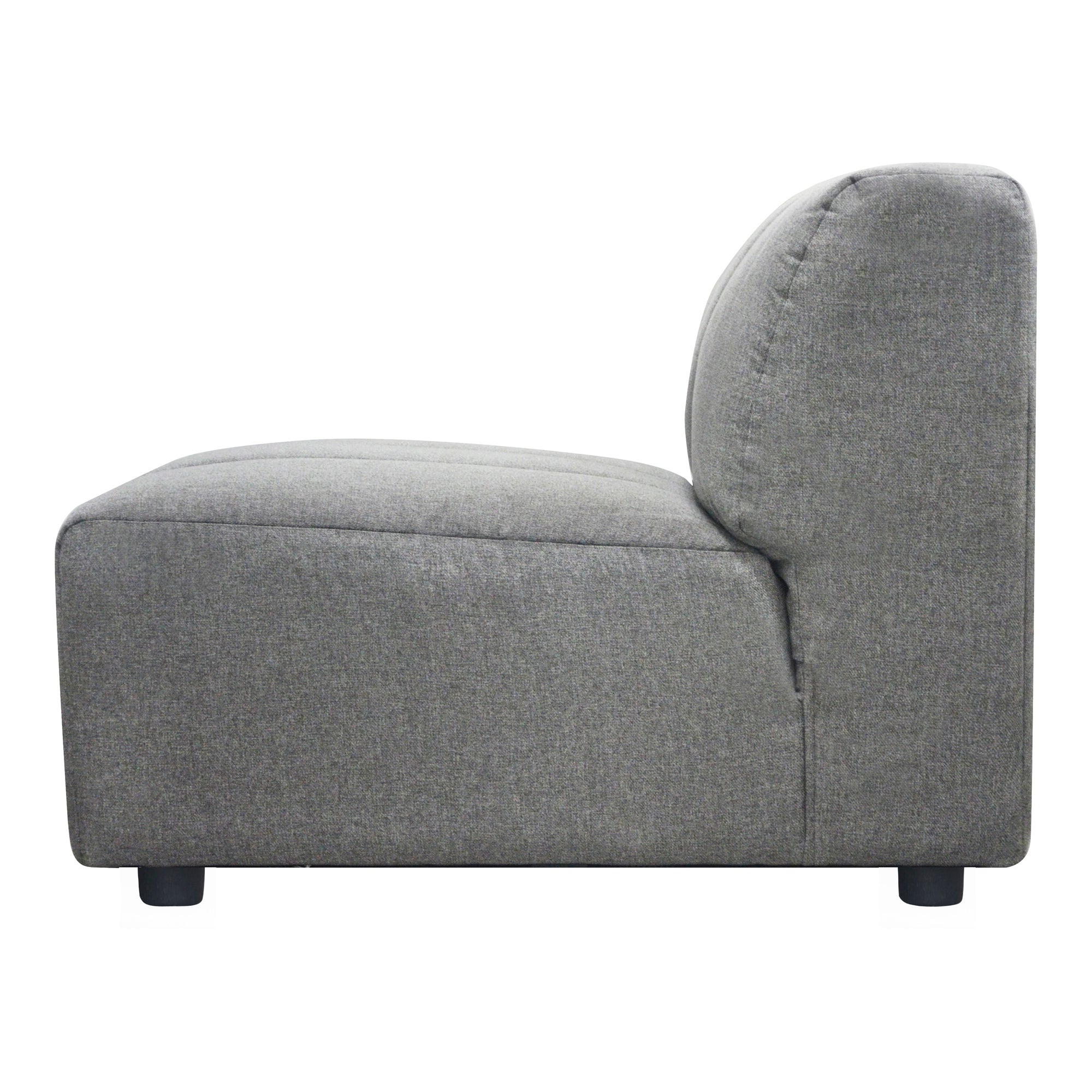 Lyric Slipper Chair Grey - Central Designs