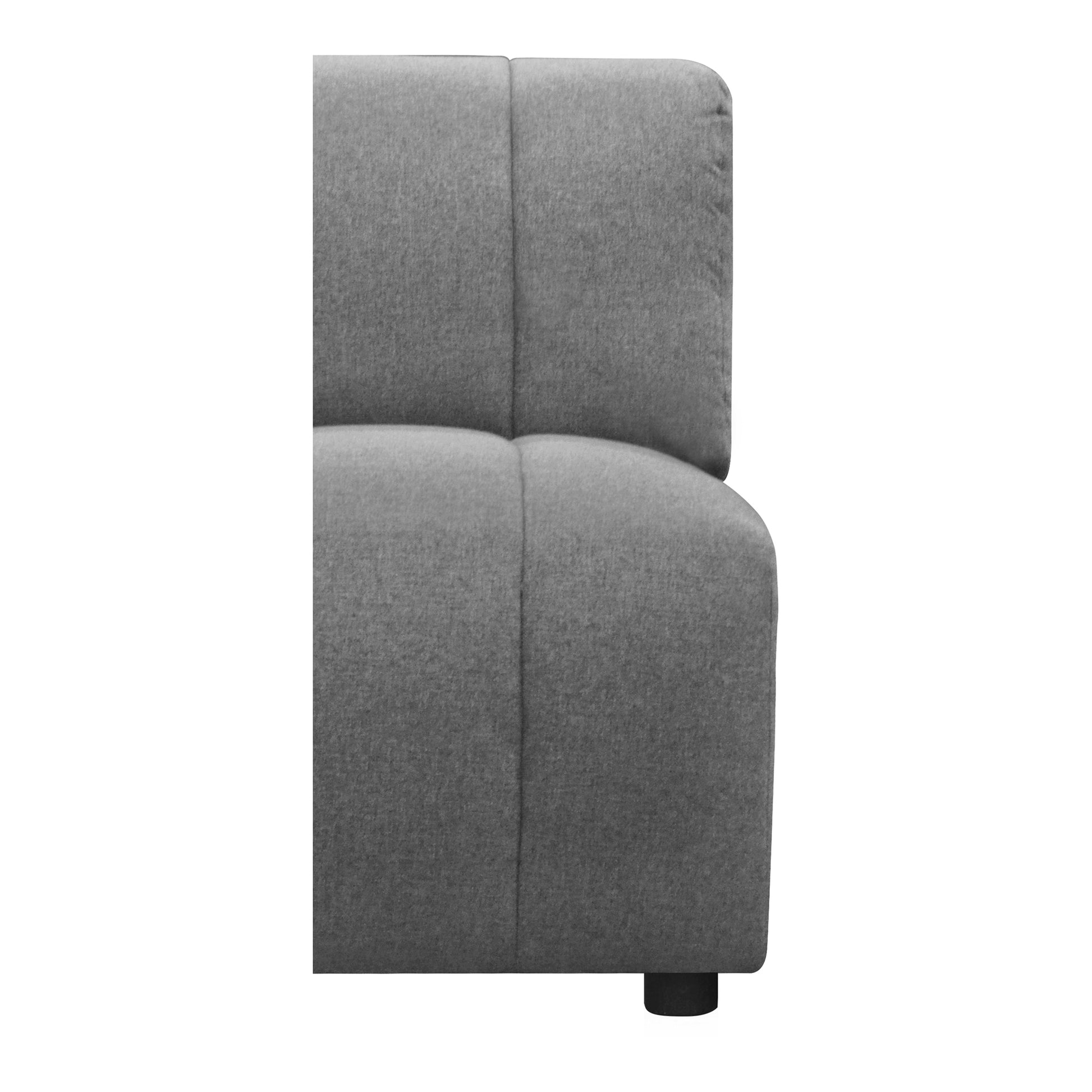 Lyric Slipper Chair Grey - Central Designs