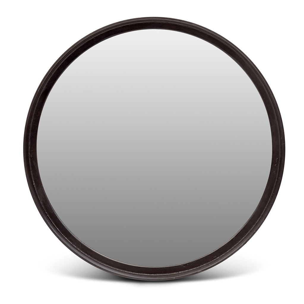 Elements - Samar Round Mirror - 39"Dia. - Raw Bronze