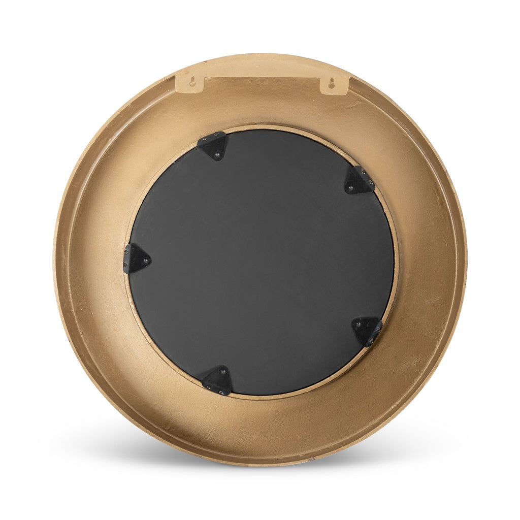 Elements - Rahi Mirror - Antique Brass