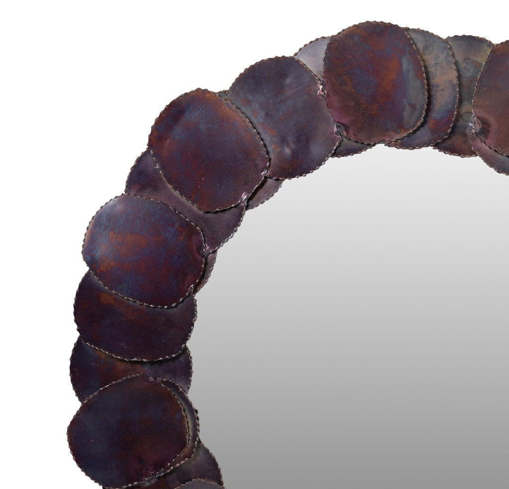 Elements - Suri - Mirror - 43"Dia. - Cobalt