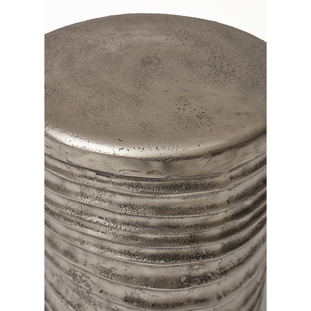 Elements - Tara Stool - Vintage Silver