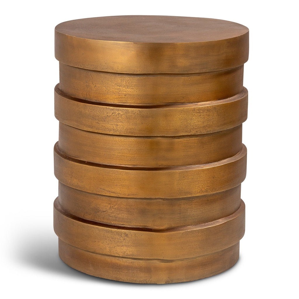 Elements - Turin - Accent Stool - Vintage Copper