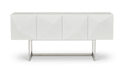 IE Series - Cube Buffet - High Gloss White