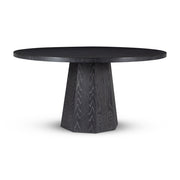 IE Series - Kaia Round Dining Table - Charcoal