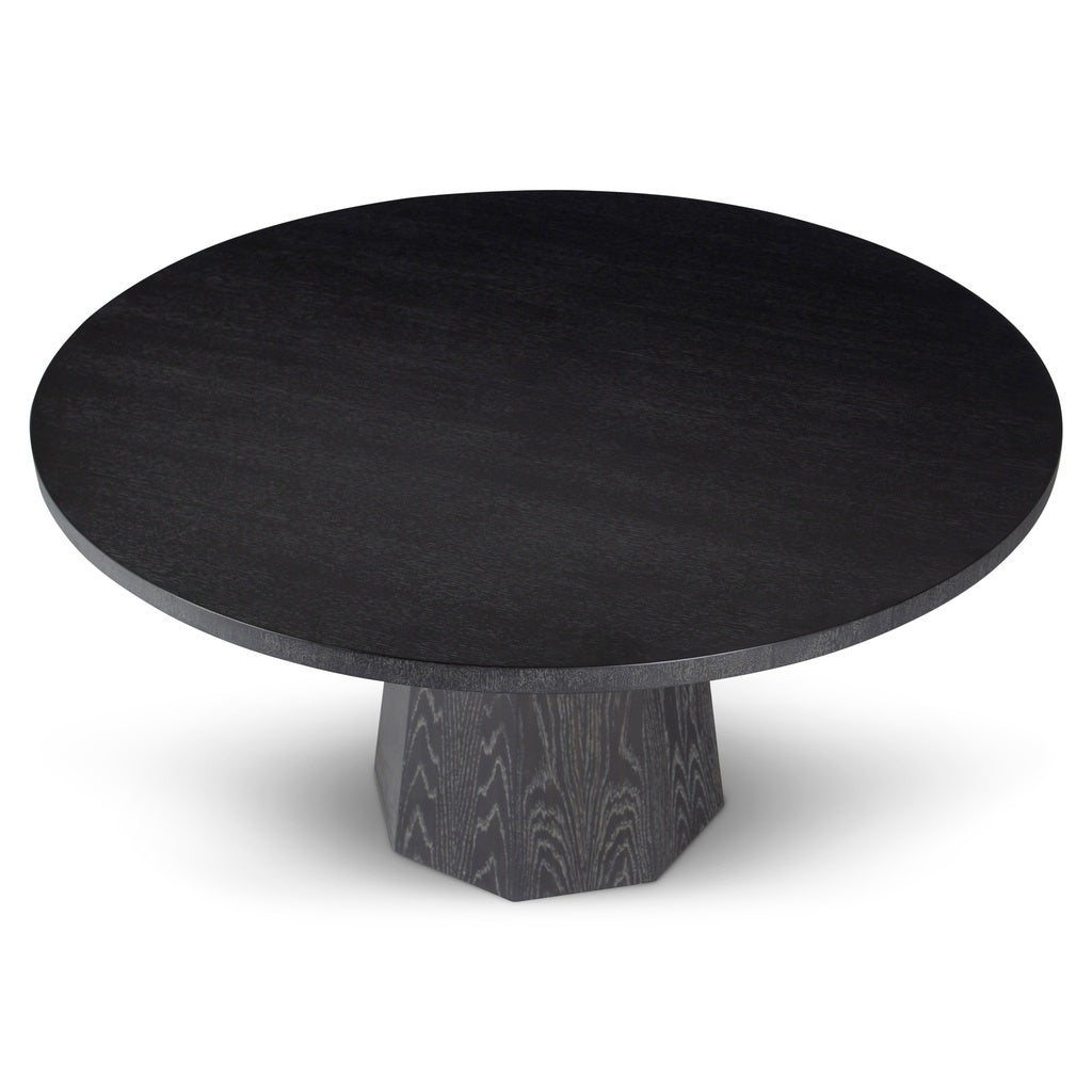 IE Series - Kaia Round Dining Table - Charcoal