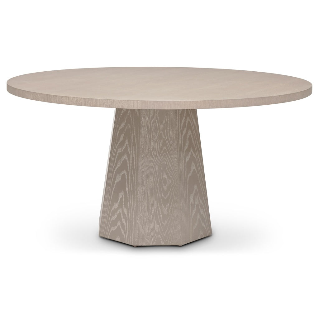 IE Series - Kaia Round Dining Table - Taupe Grey