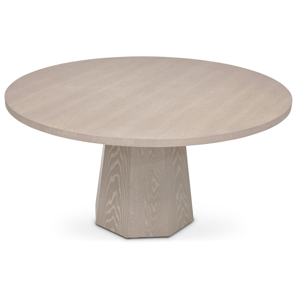 IE Series - Kaia Round Dining Table - Taupe Grey