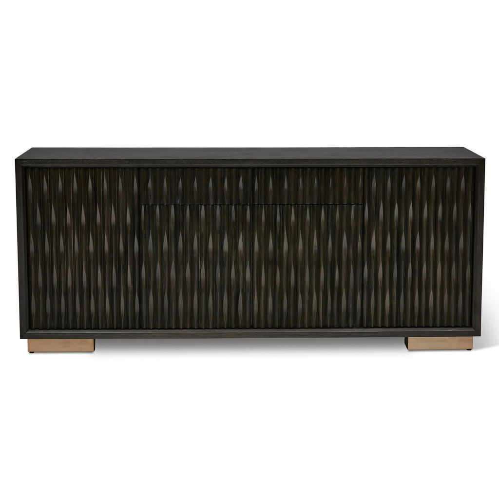 IE Series - Madison Buffet - Charcoal - Gold Base