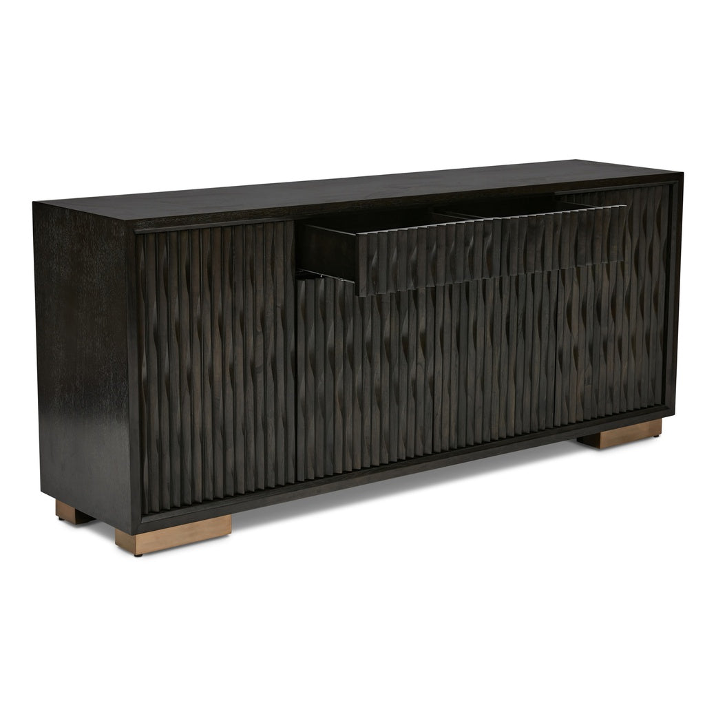 IE Series - Madison Buffet - Charcoal - Gold Base