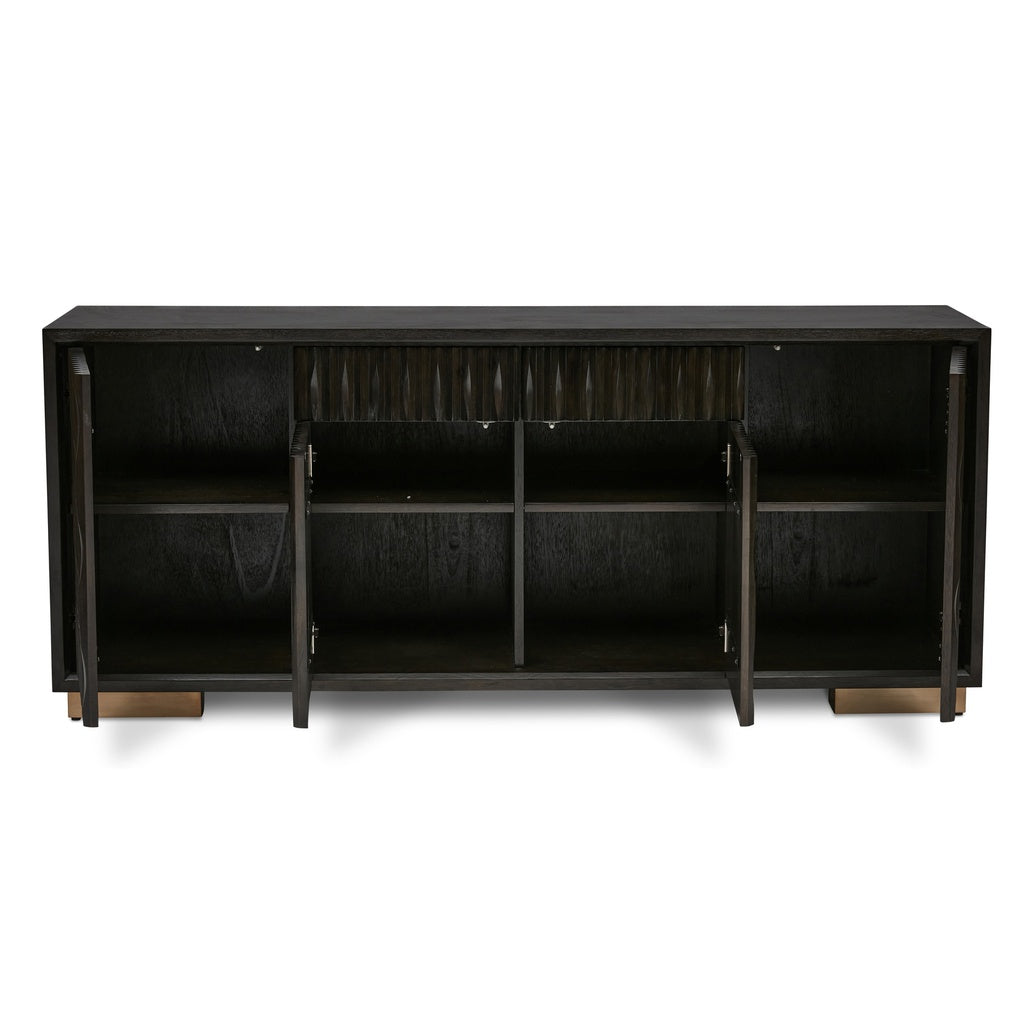 IE Series - Madison Buffet - Charcoal - Gold Base