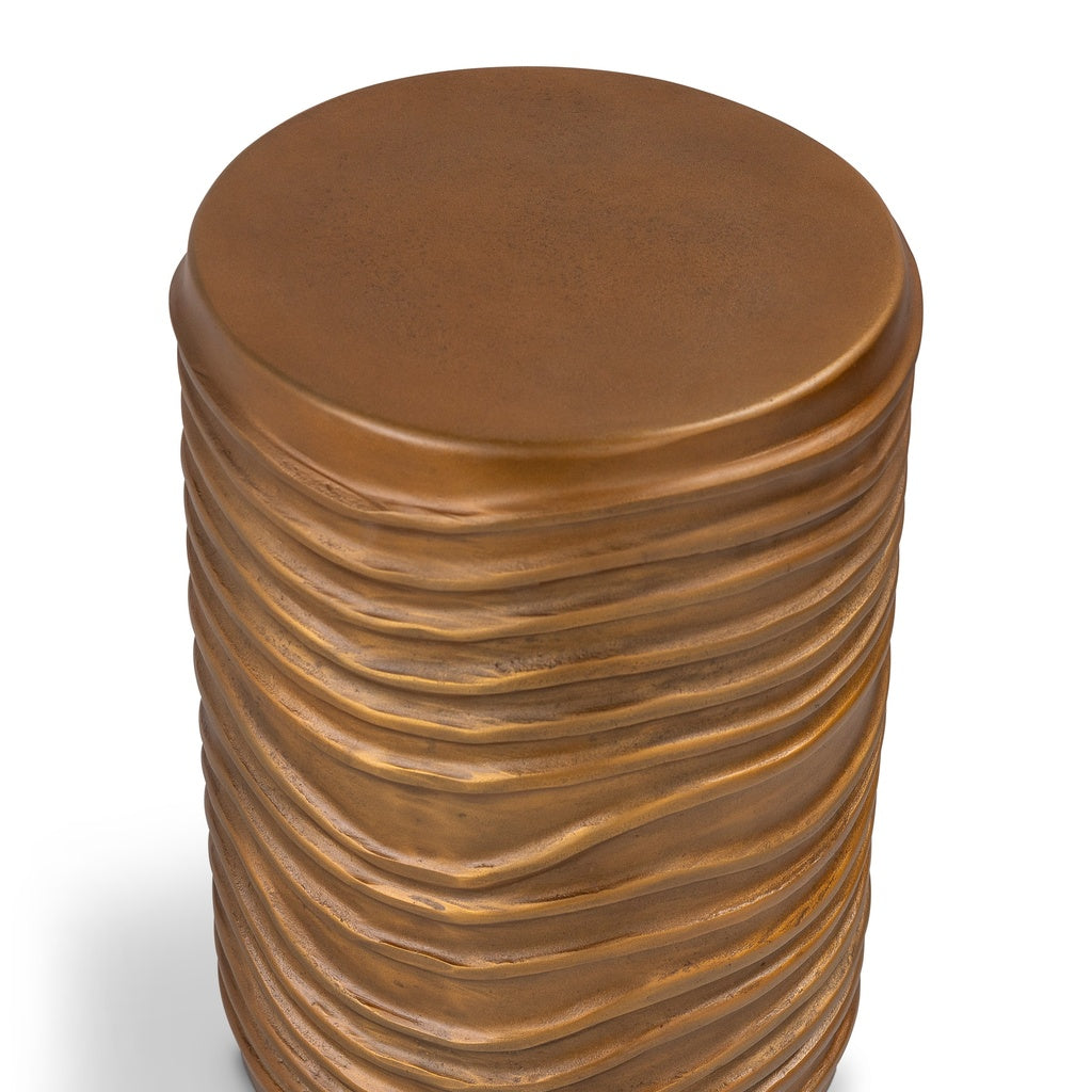 Elements - Reid - Accent Stool - Vintage Copper