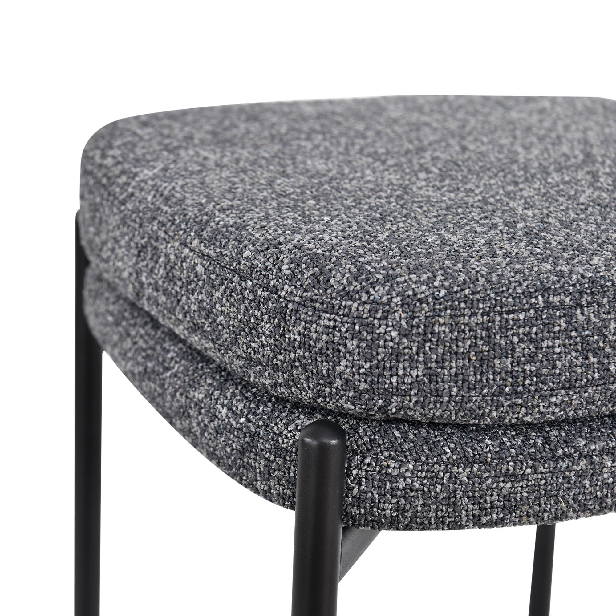 Nina Counter Stool - Chunky Grey