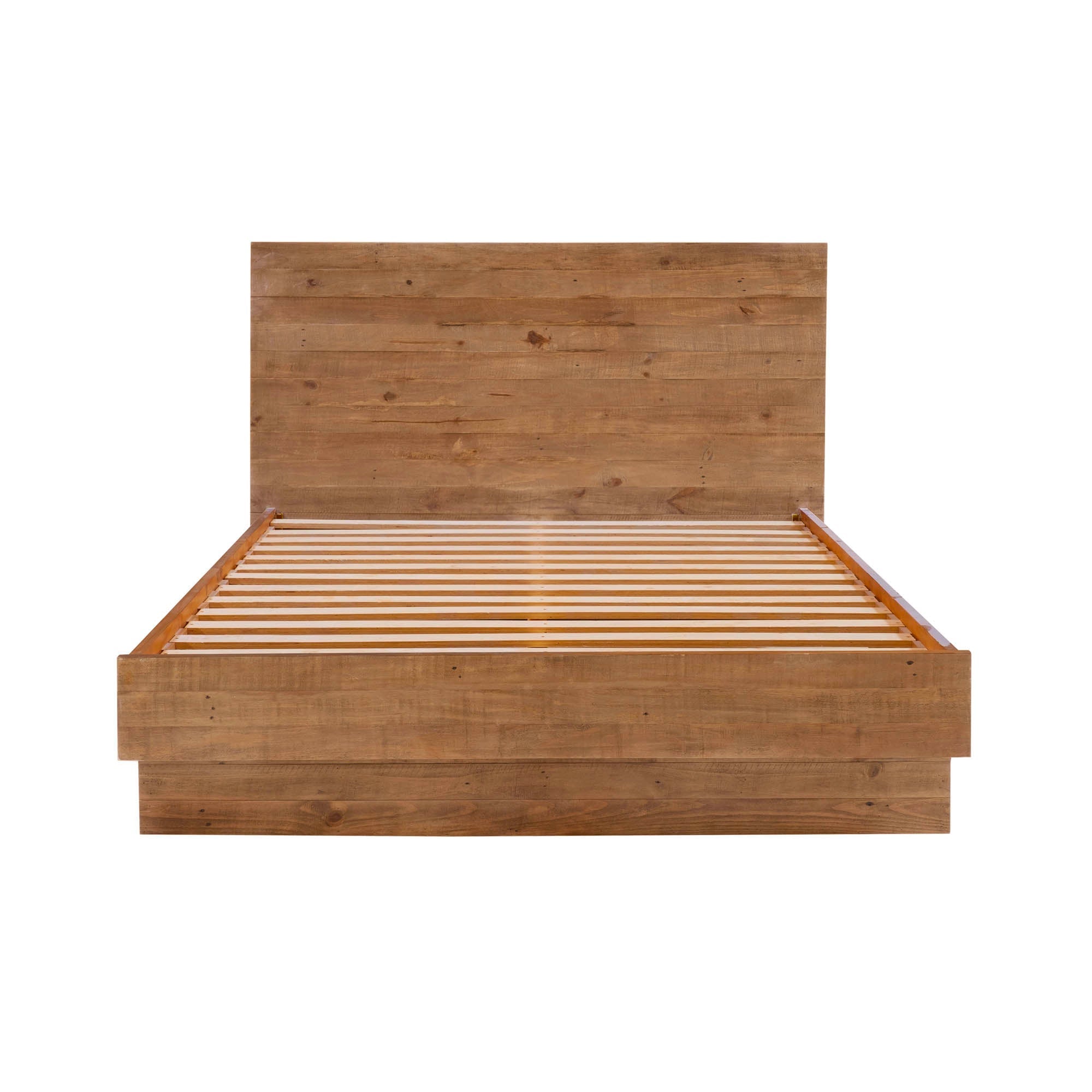 Nevada Queen Bed - Dark Driftwood - Central Designs