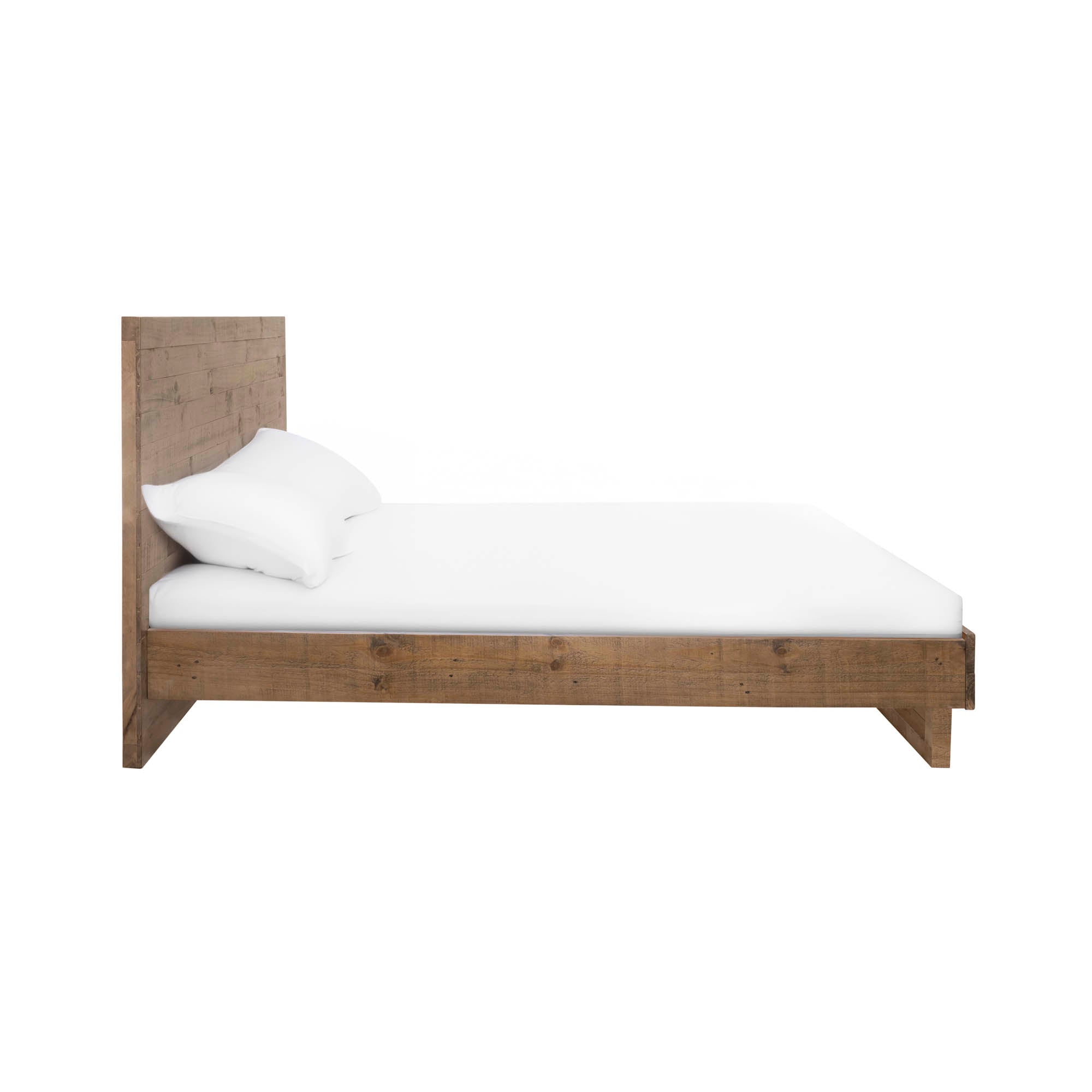 Nevada Queen Bed - Dark Driftwood - Central Designs
