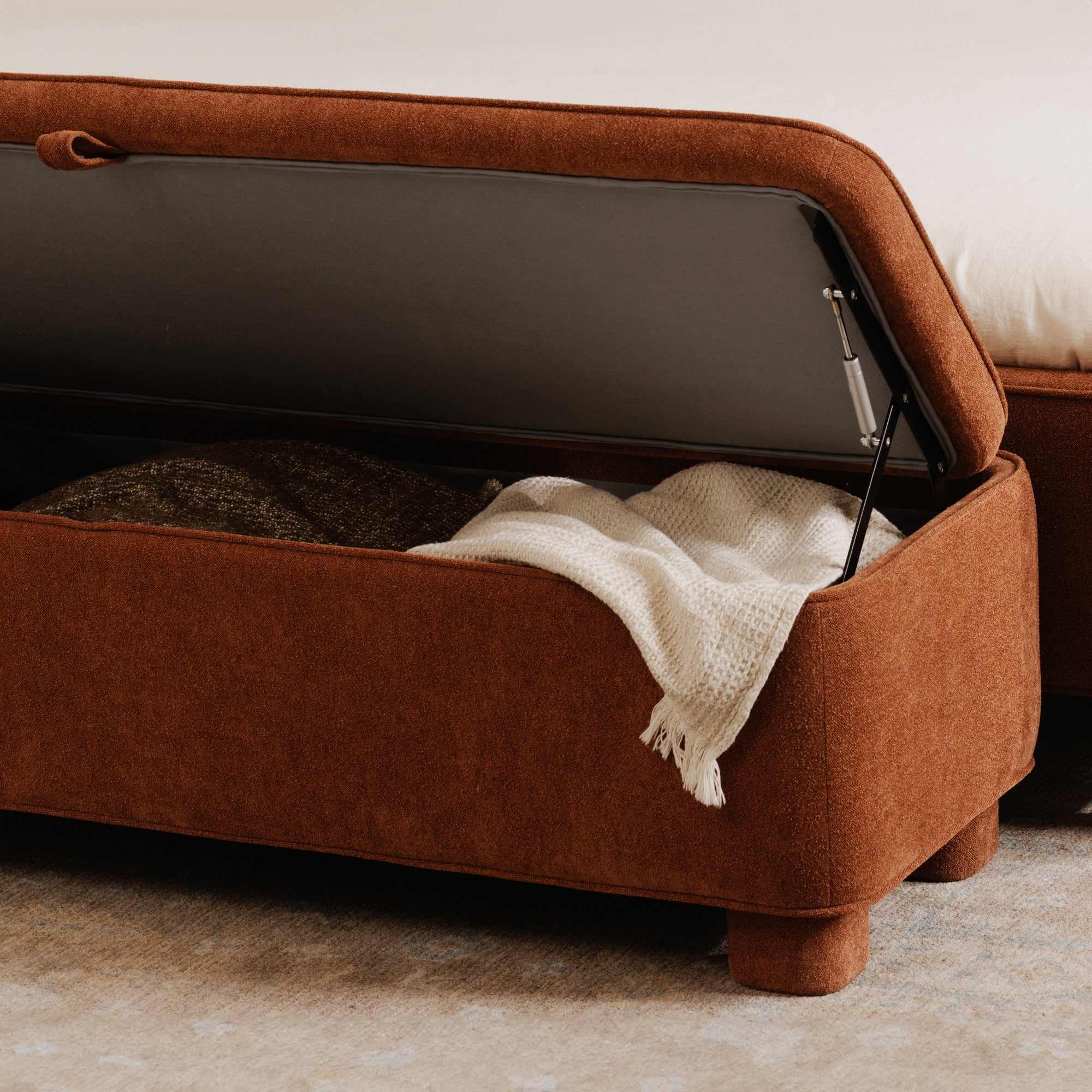 Ichigo Storage Bench Deep Orange - Central Designs