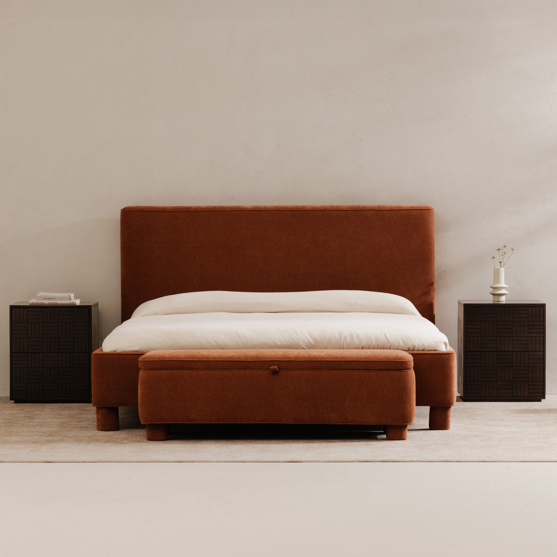 Ichigo Storage Bench Deep Orange - Central Designs