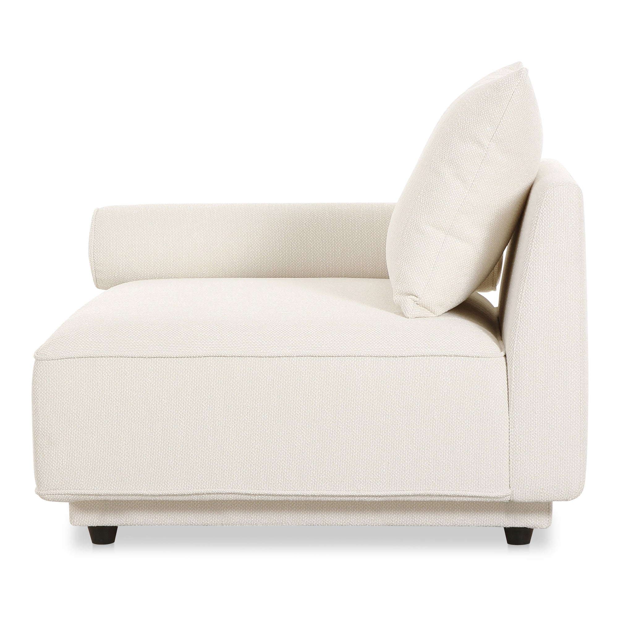 Rosello Left Arm Facing Chair White