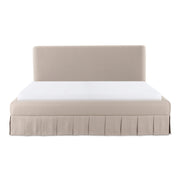 Maren Queen Bed Beige