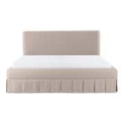 Maren King Bed Beige