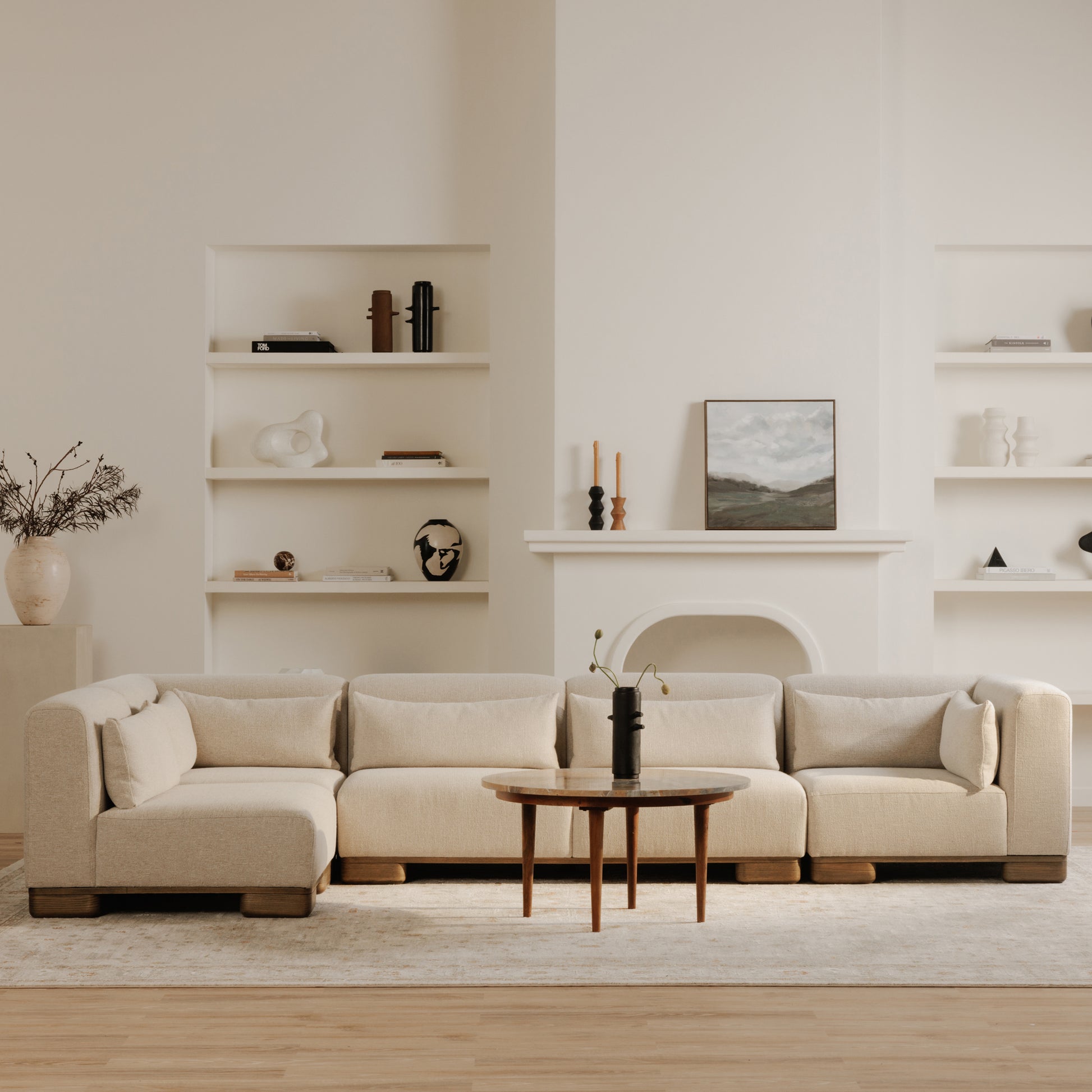 June Sofa Oatmeal - Central Designs