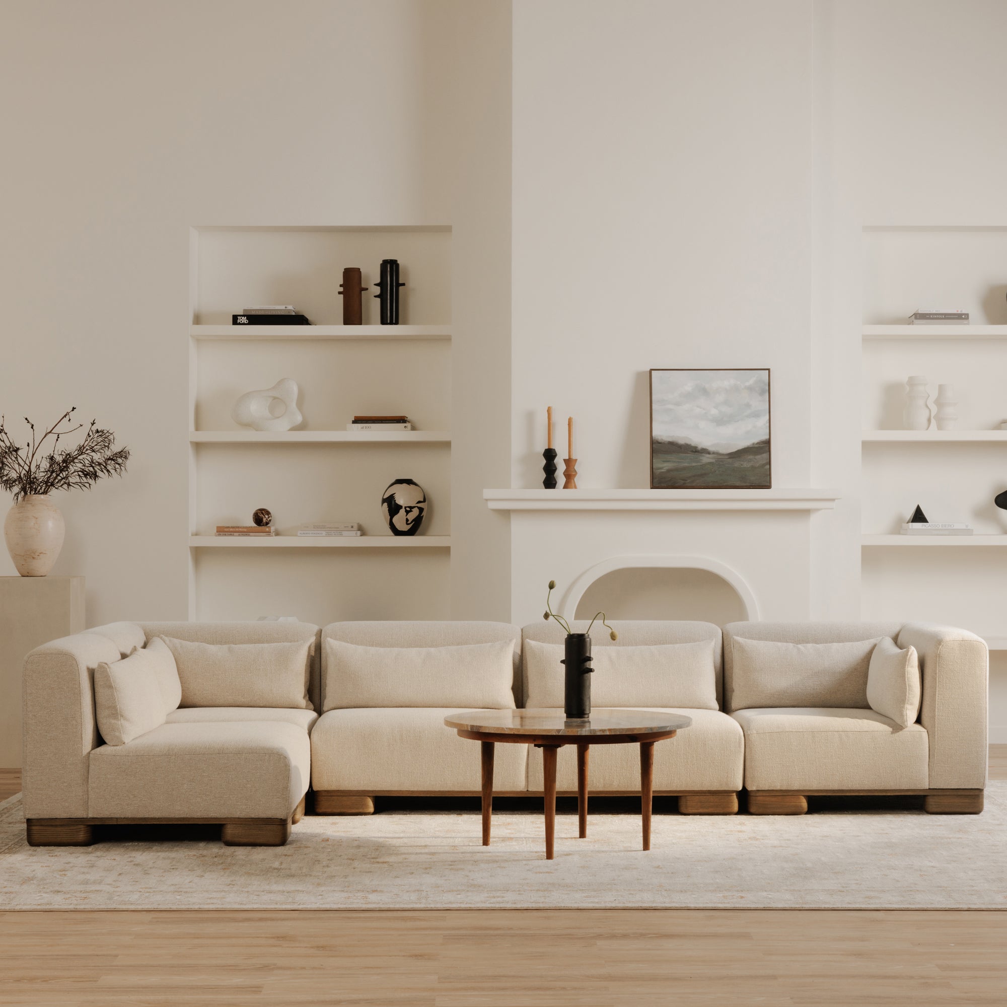 June Sofa Oatmeal - Central Designs