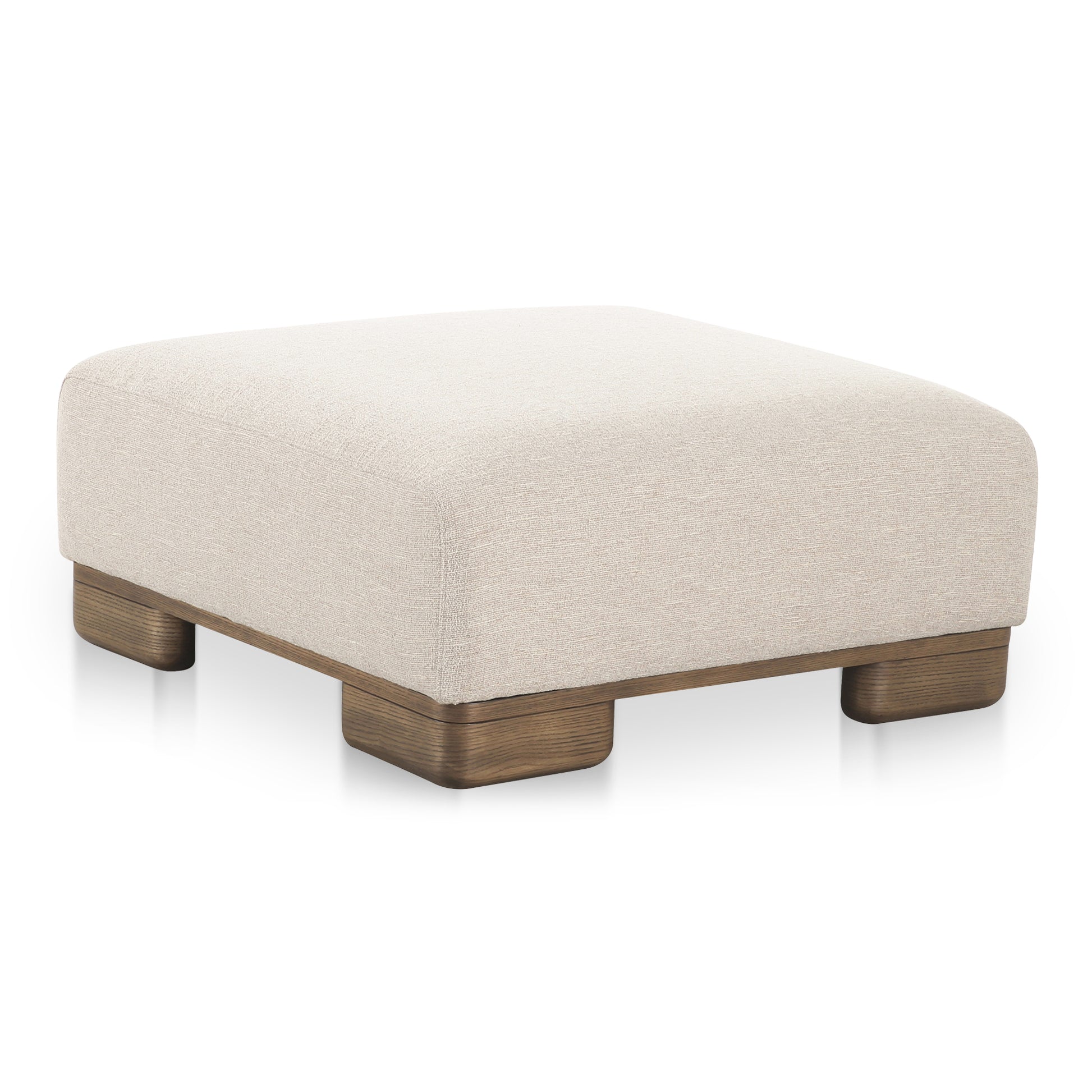 June Ottoman Oatmeal - Central Designs