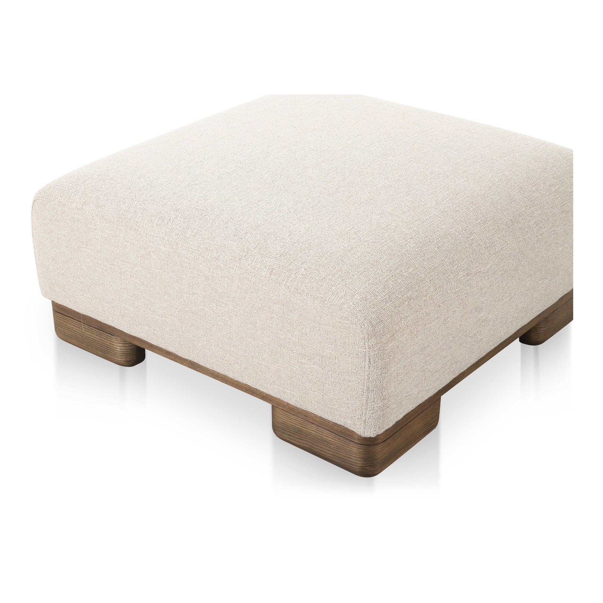 June Ottoman Oatmeal - Central Designs