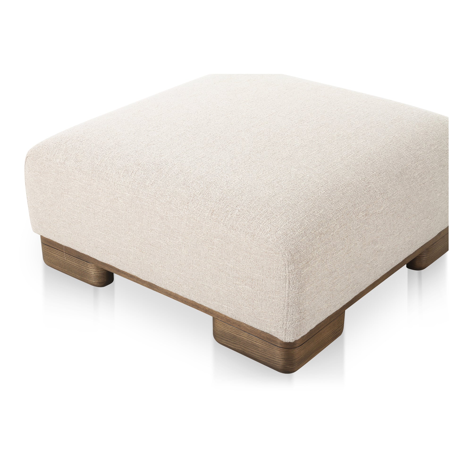 June Ottoman Oatmeal - Central Designs