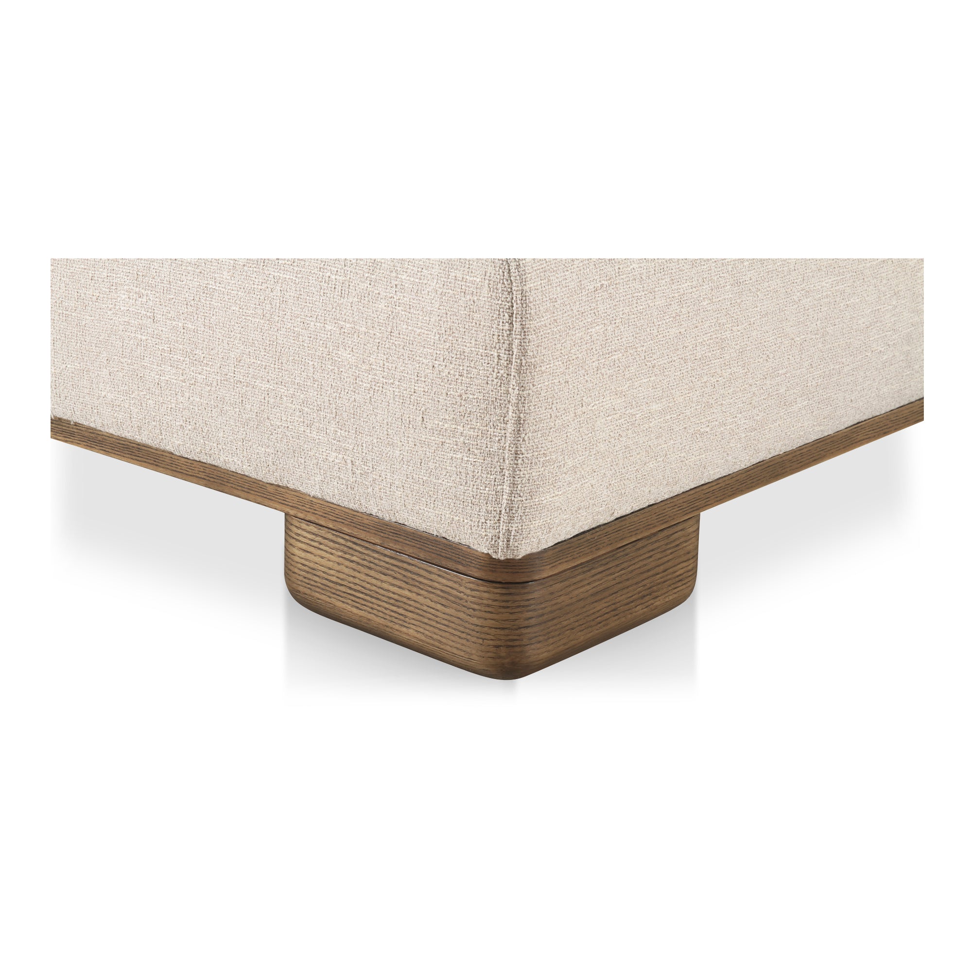 June Ottoman Oatmeal - Central Designs