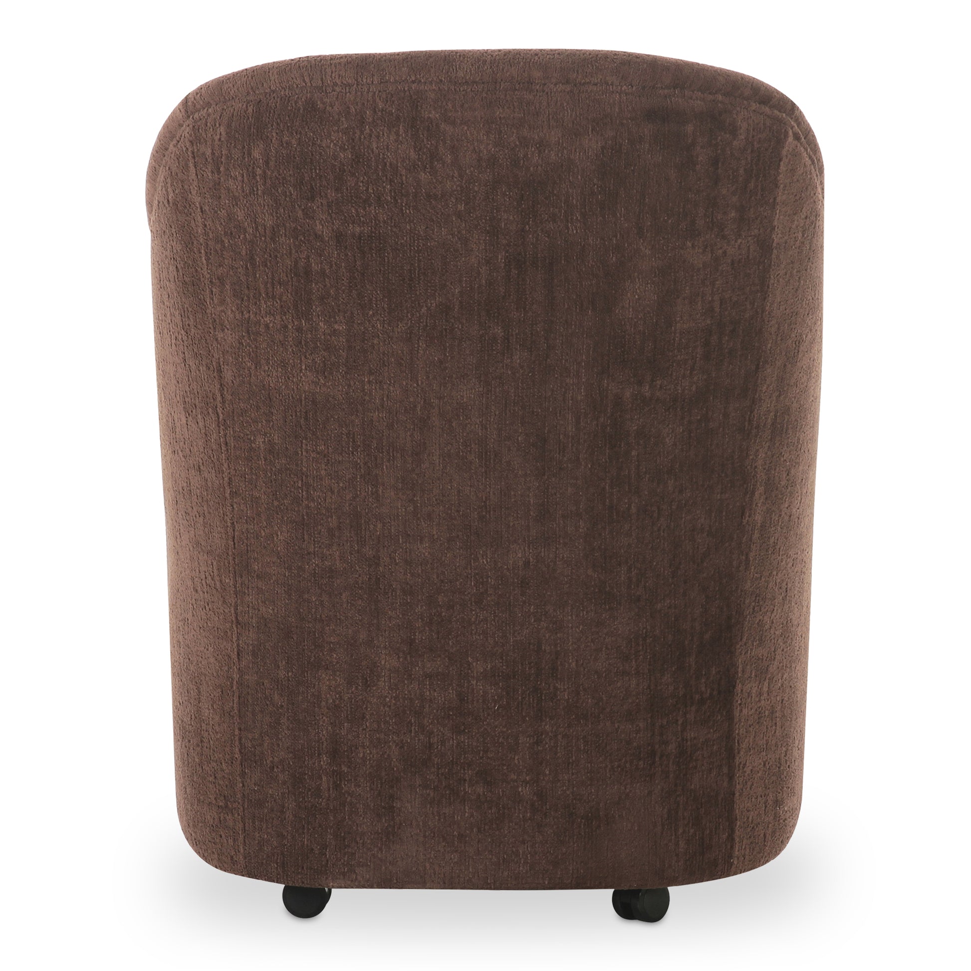 Drava Rolling Dining Chair Dark Brown - Central Designs