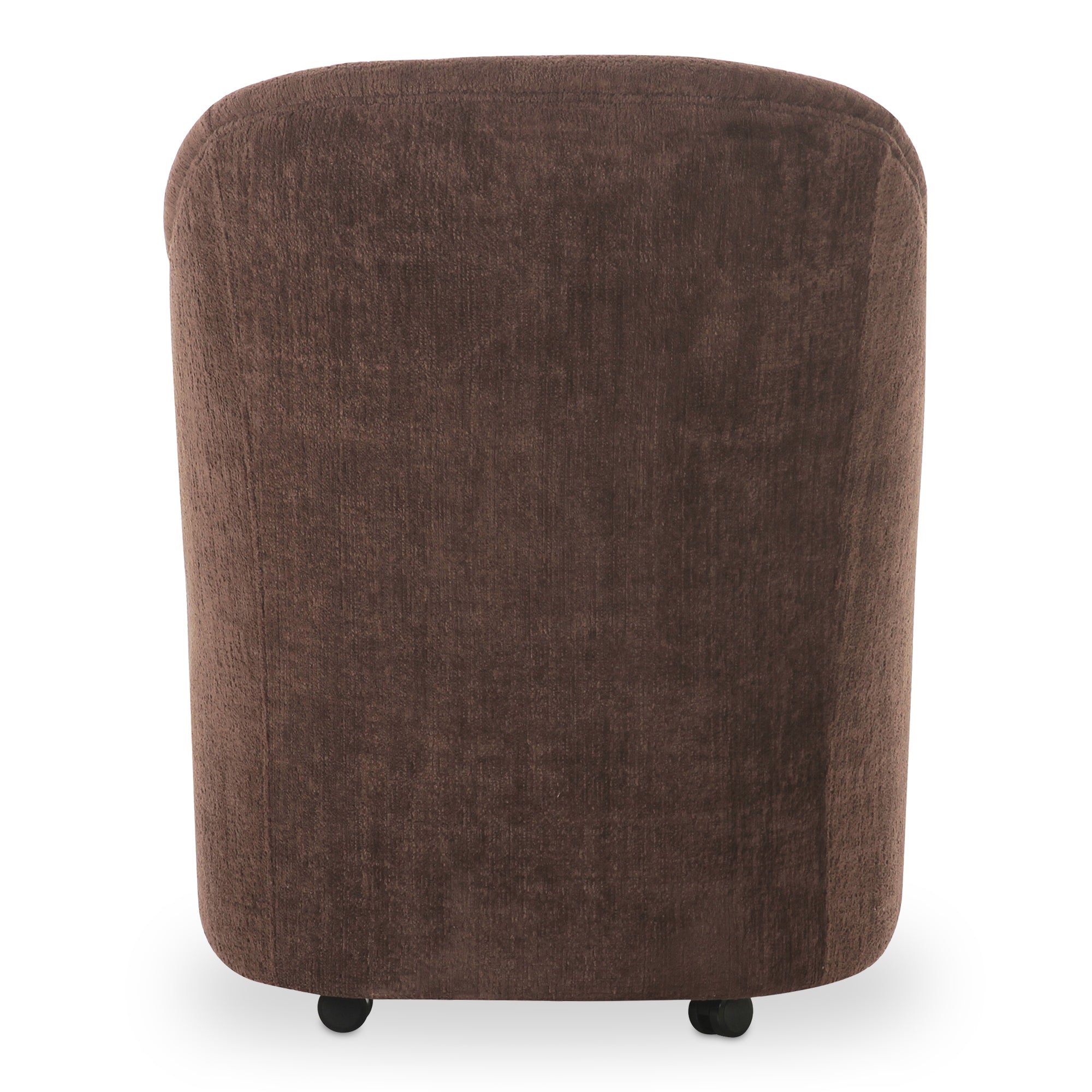 Drava Rolling Dining Chair Dark Brown - Central Designs