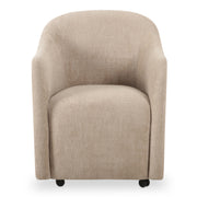 Drava Rolling Dining Chair Beige - Central Designs