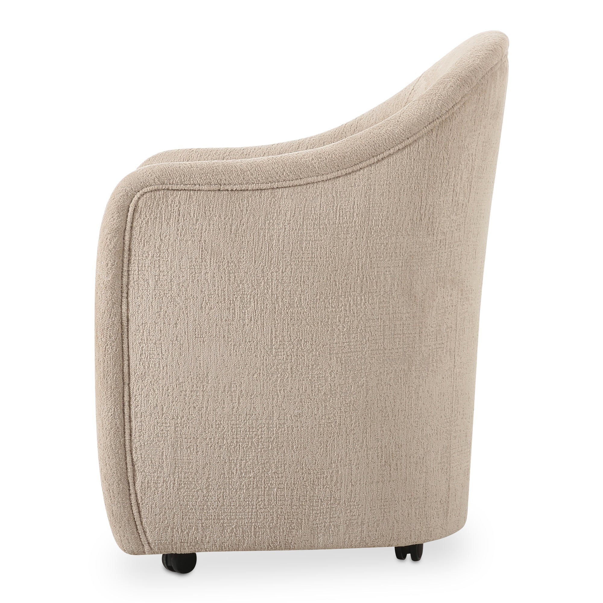 Drava Rolling Dining Chair Beige - Central Designs