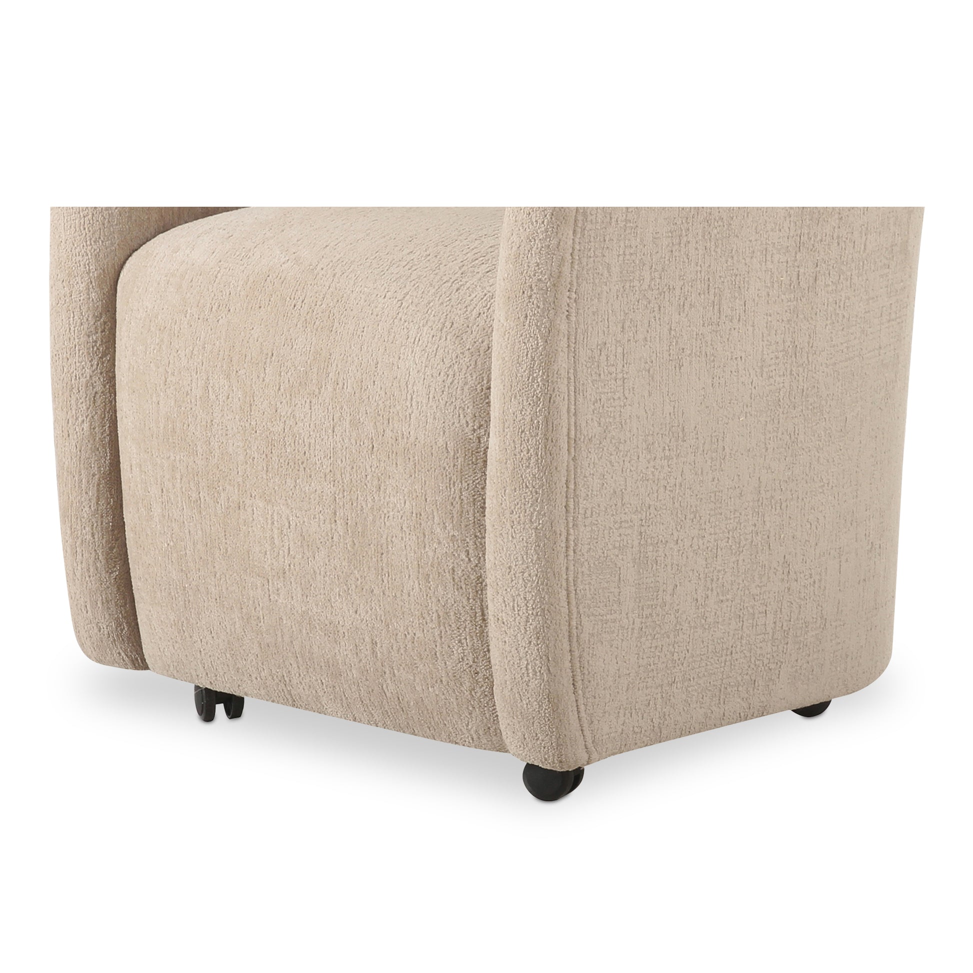 Drava Rolling Dining Chair Beige - Central Designs