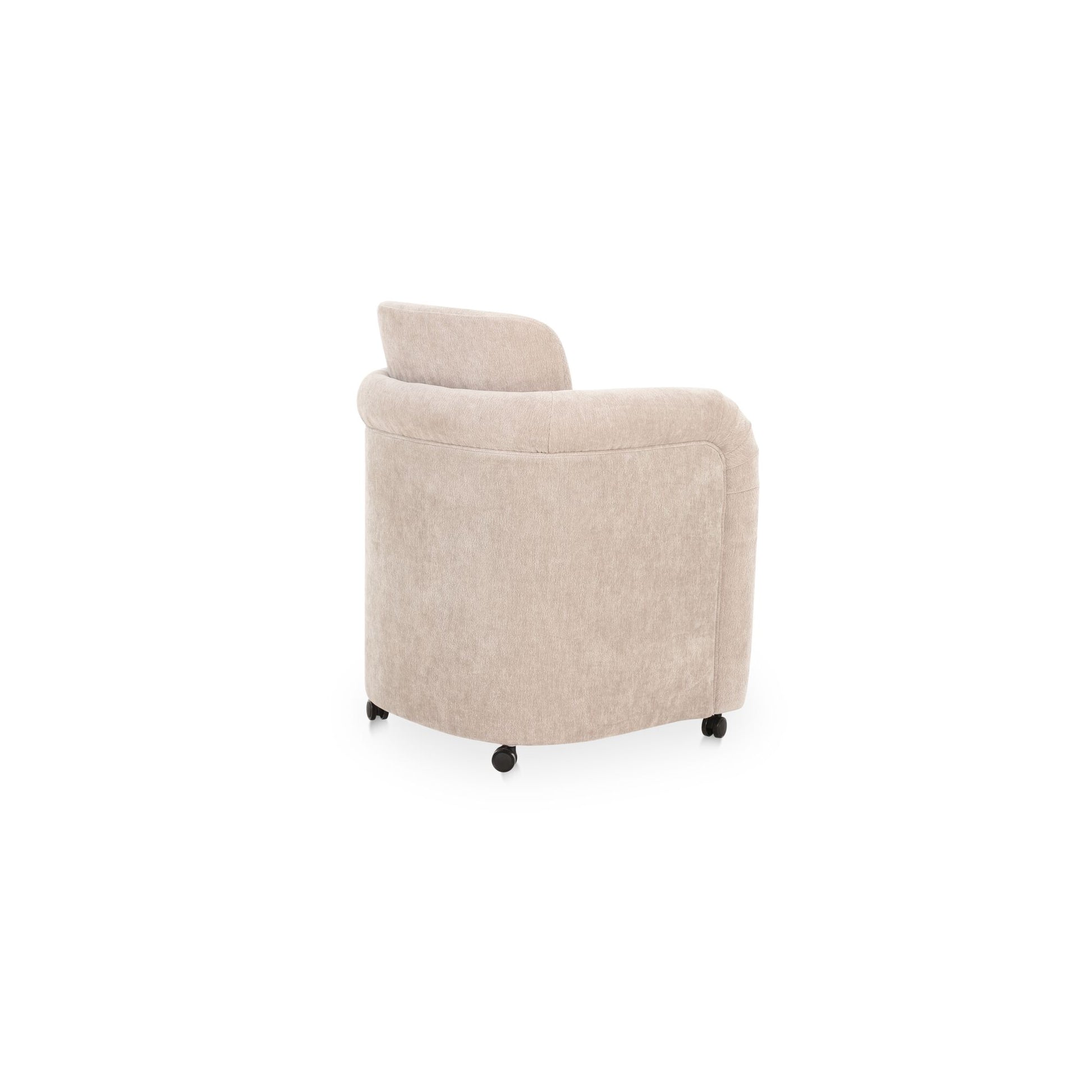 Mesto Rolling Dining Chair Taupe - Central Designs