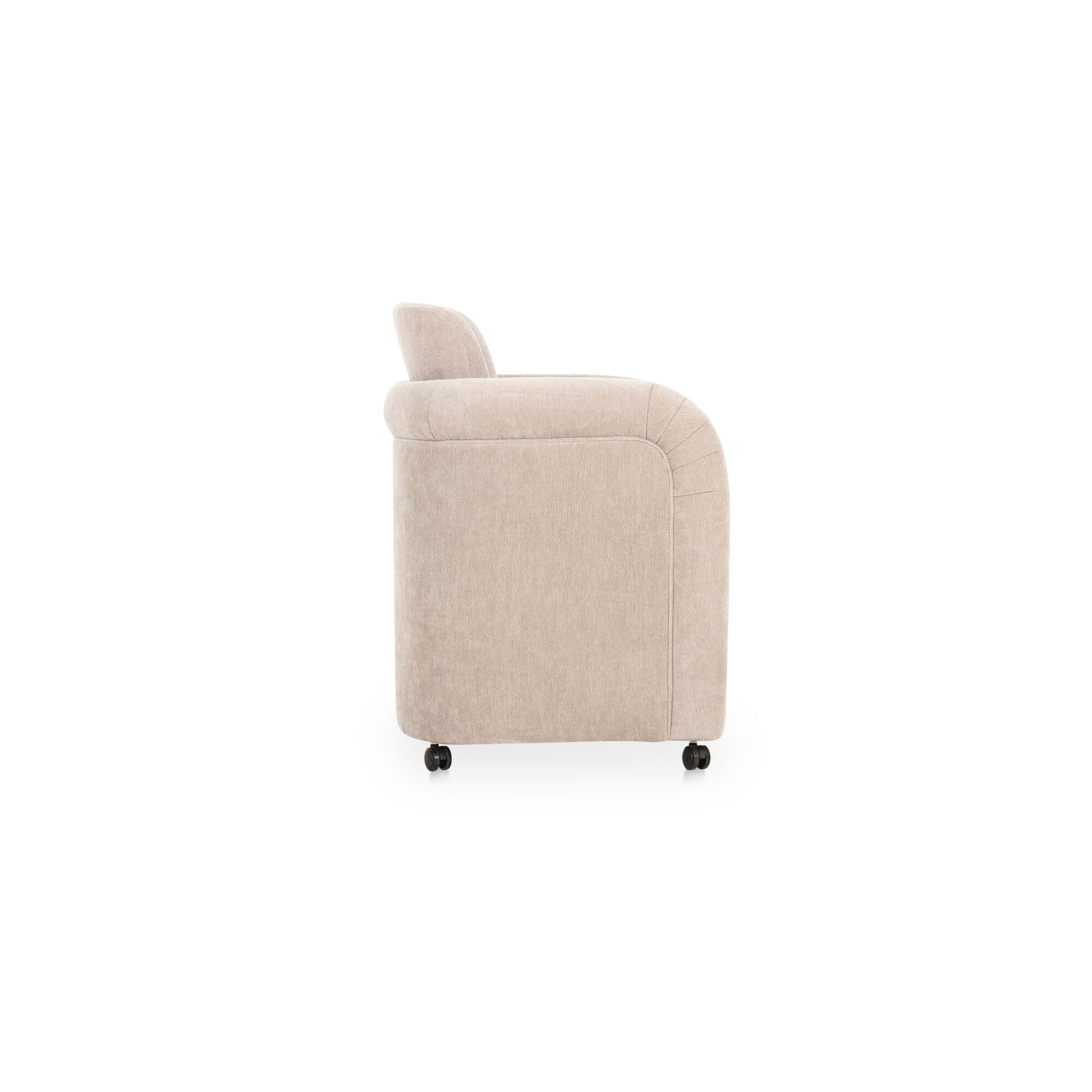 Mesto Rolling Dining Chair Taupe - Central Designs