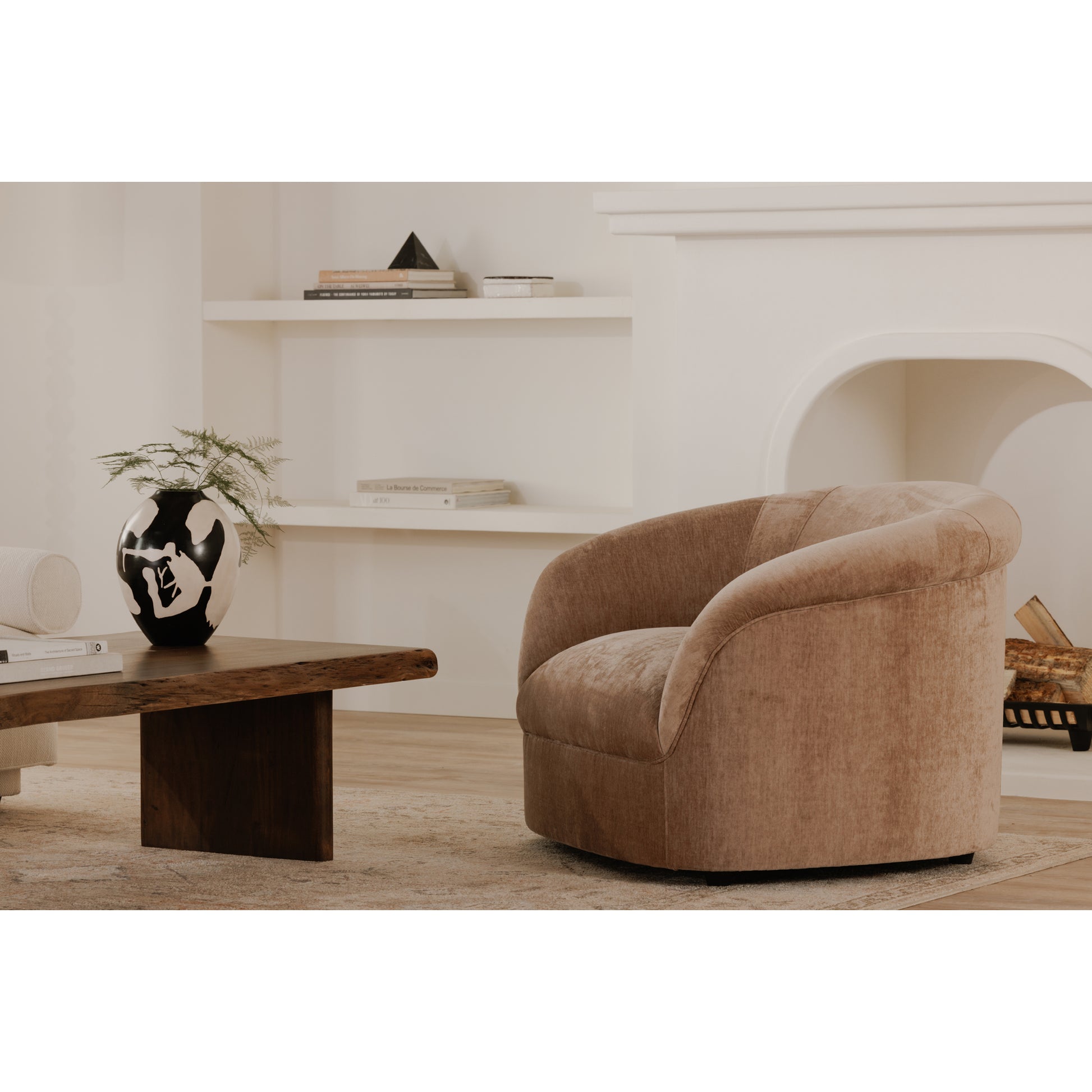Thora Lounge Chair Blush - Central Designs