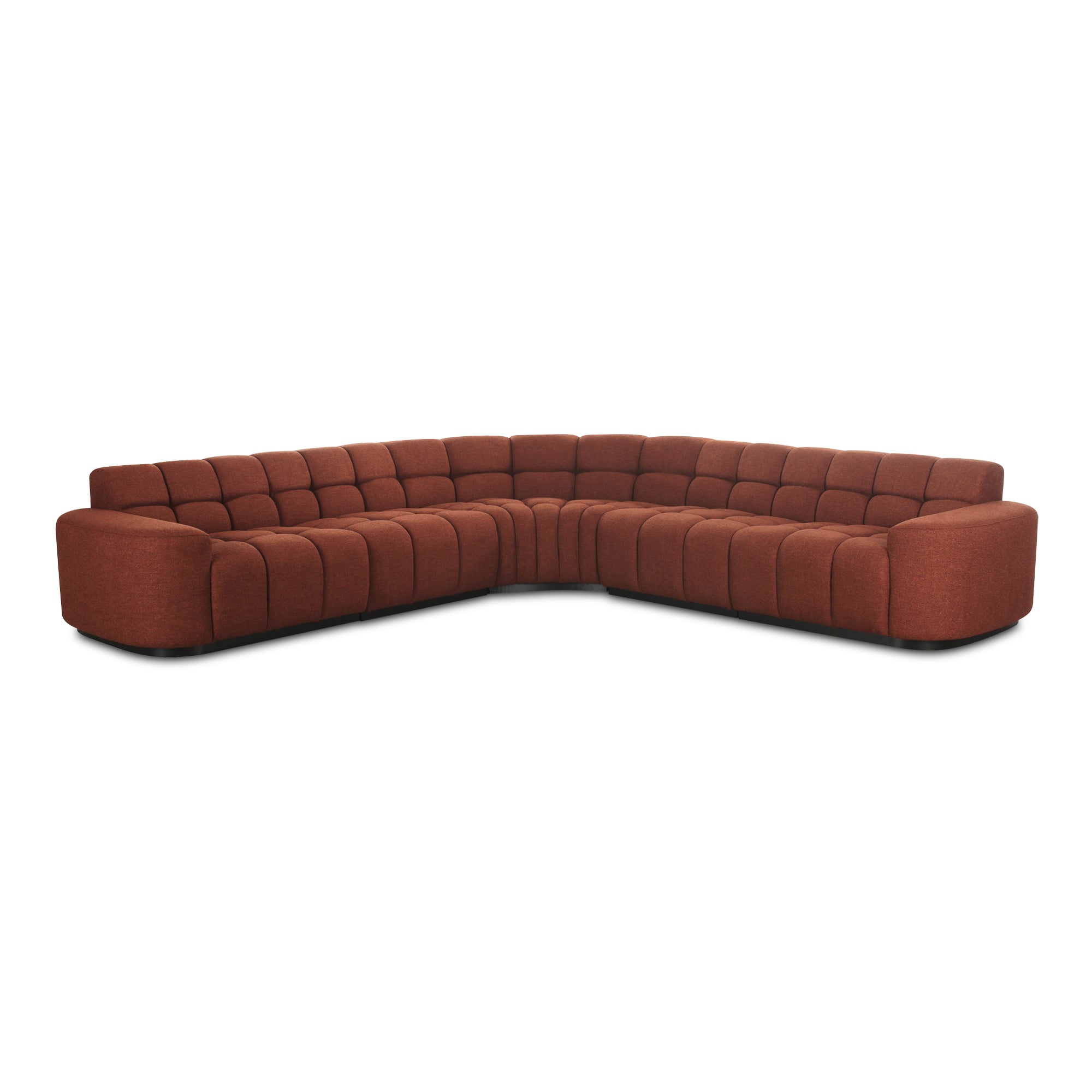 Roman L - Shaped Sectional Rust - Central Designs