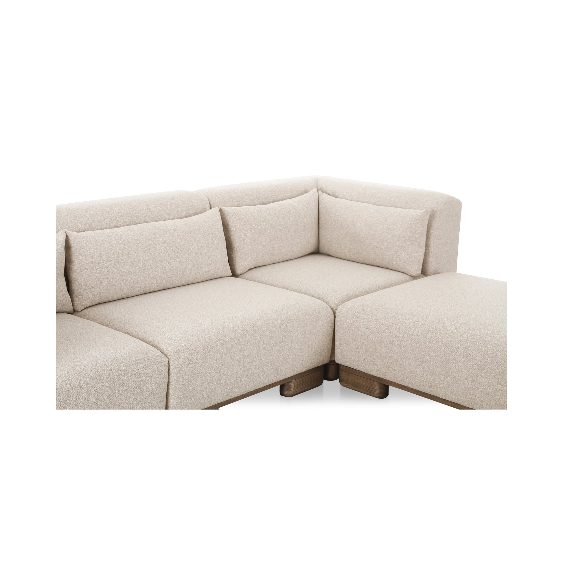 June Lounge Modular Sectional Oatmeal - Central Designs
