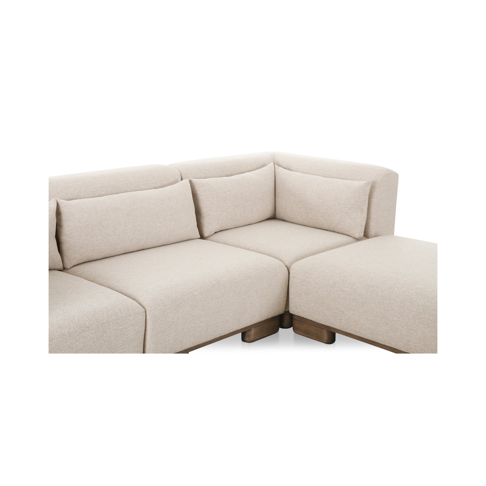 June Lounge Modular Sectional Oatmeal - Central Designs