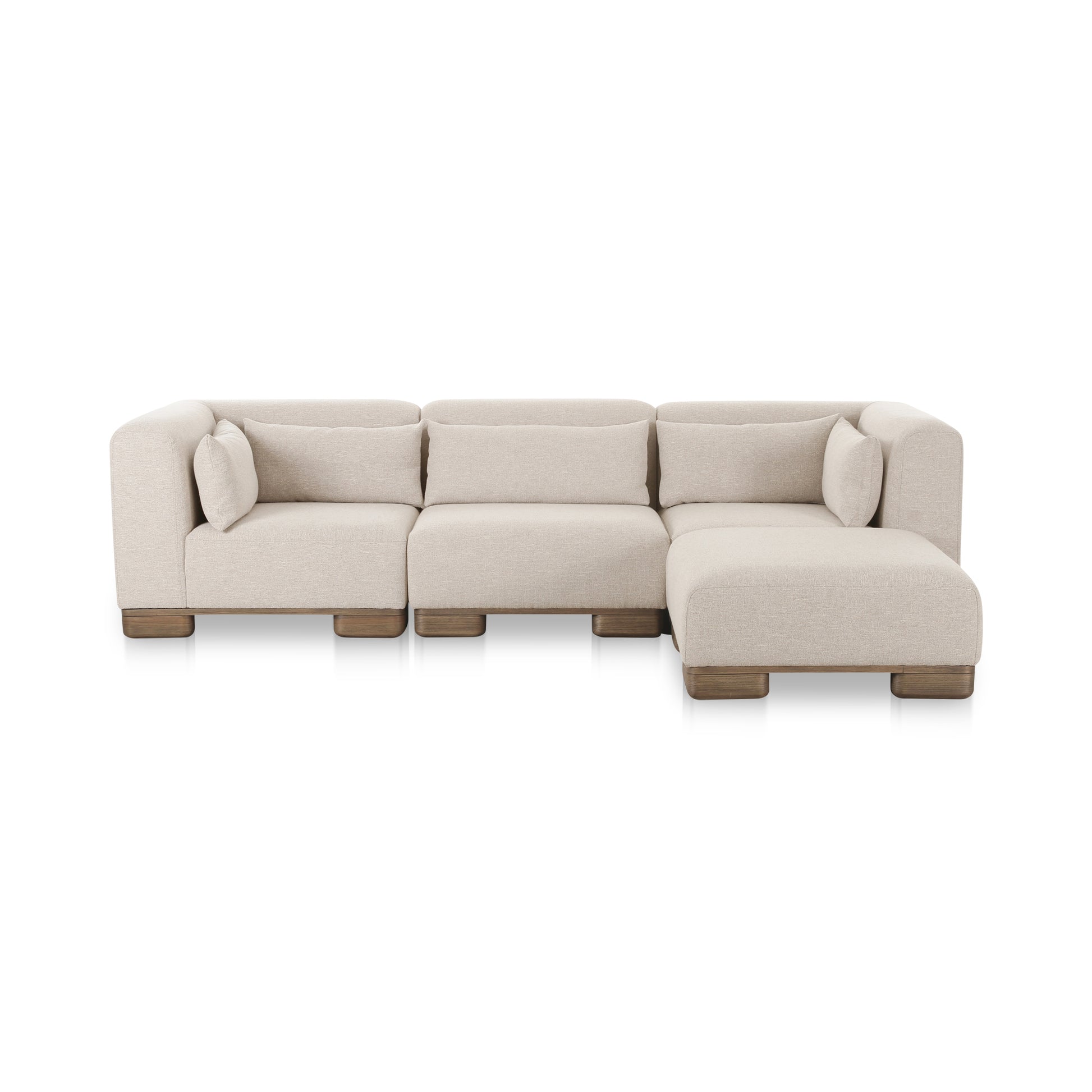 June Lounge Modular Sectional Oatmeal - Central Designs