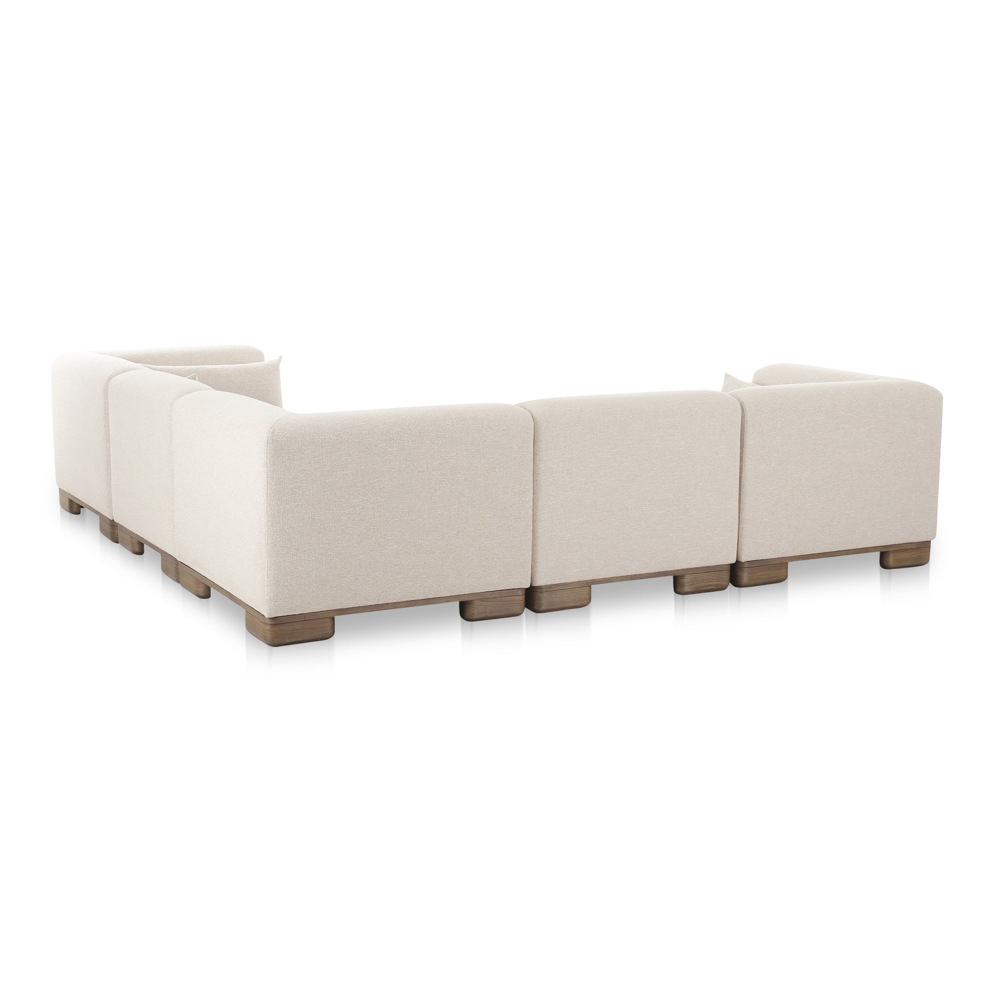 June Classic L - Shaped Modular Sectional Oatmeal - Central Designs