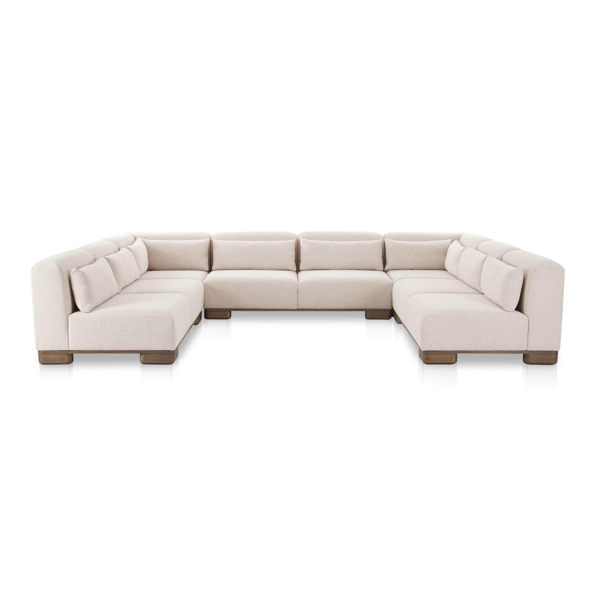 June U Shaped Modular Sectional Oatmeal - Central Designs