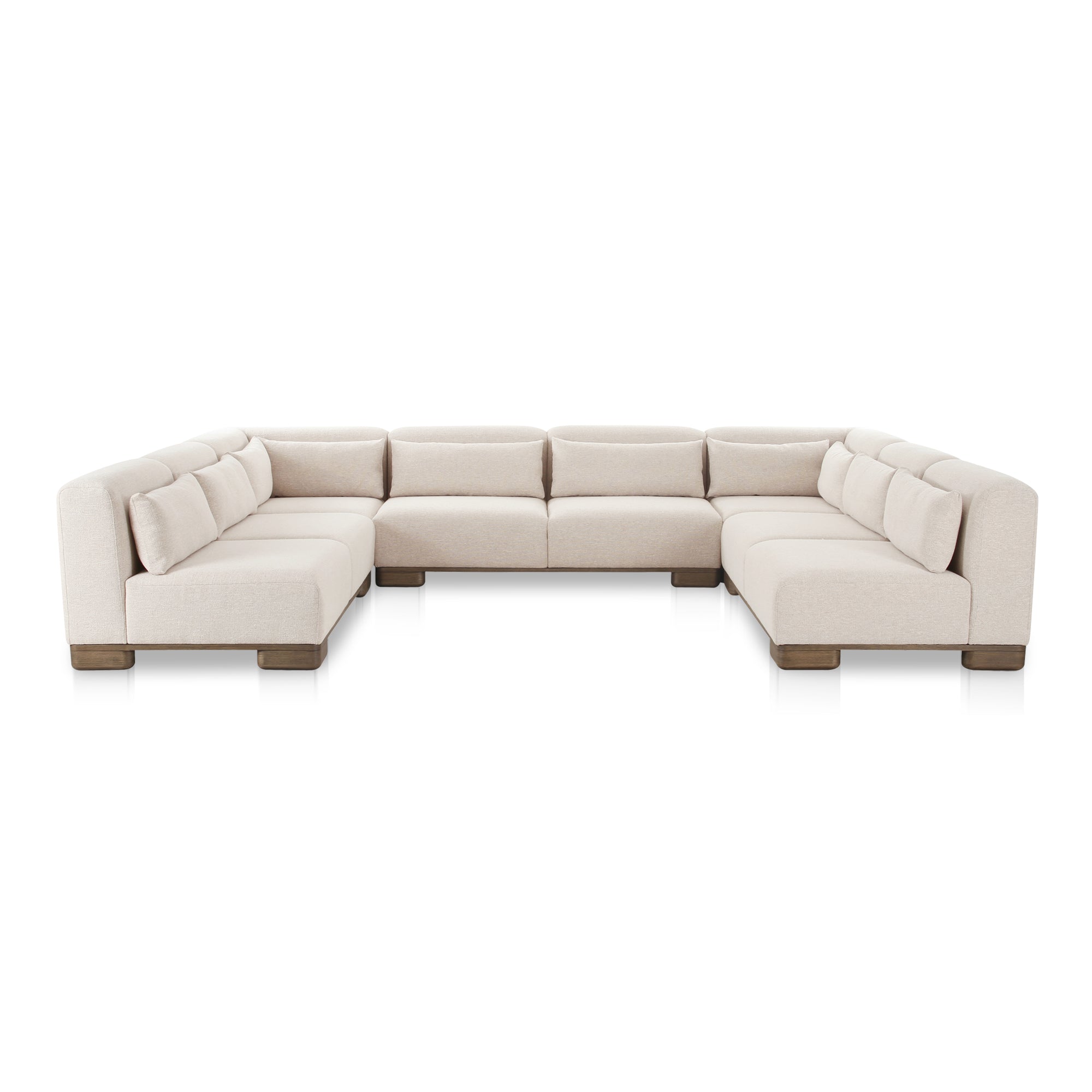 June U Shaped Modular Sectional Oatmeal - Central Designs