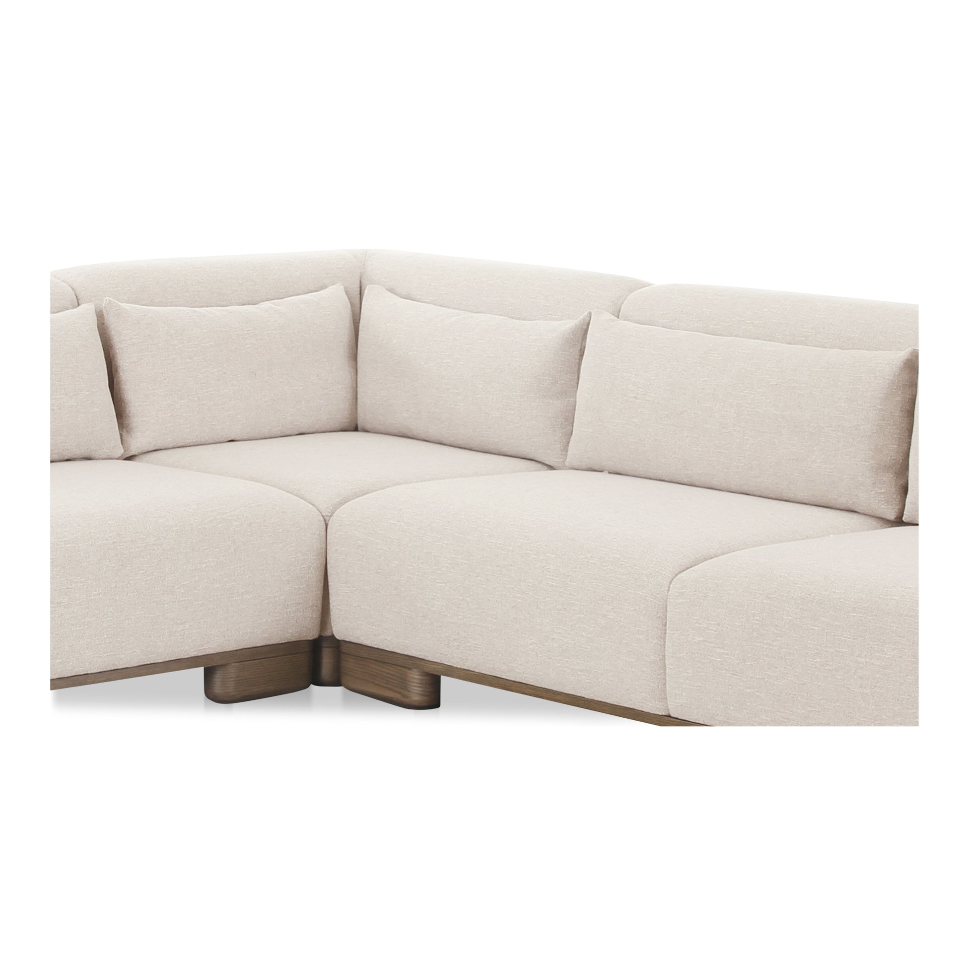 June Corner Modular Sectional Oatmeal - Central Designs