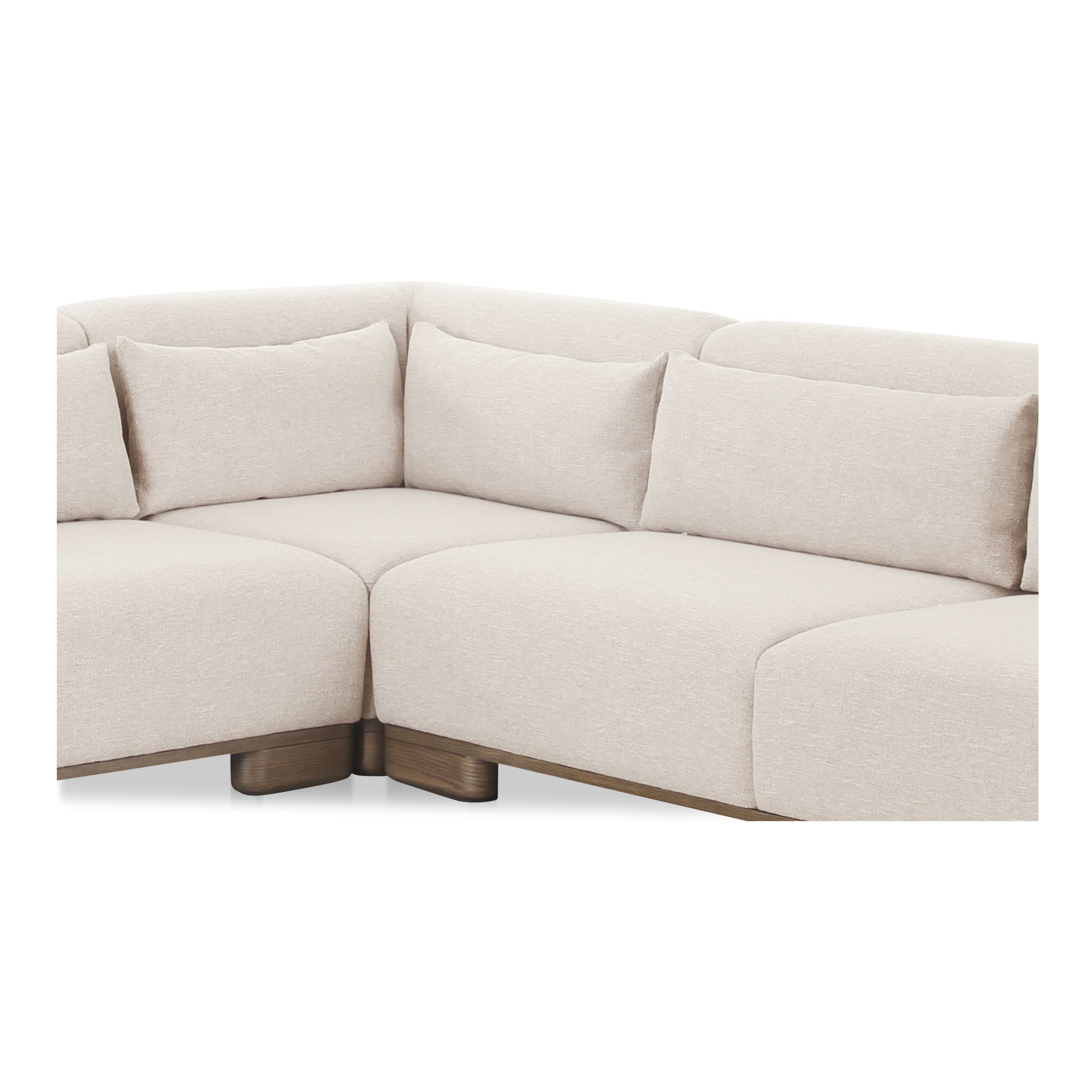 June Corner Modular Sectional Oatmeal - Central Designs